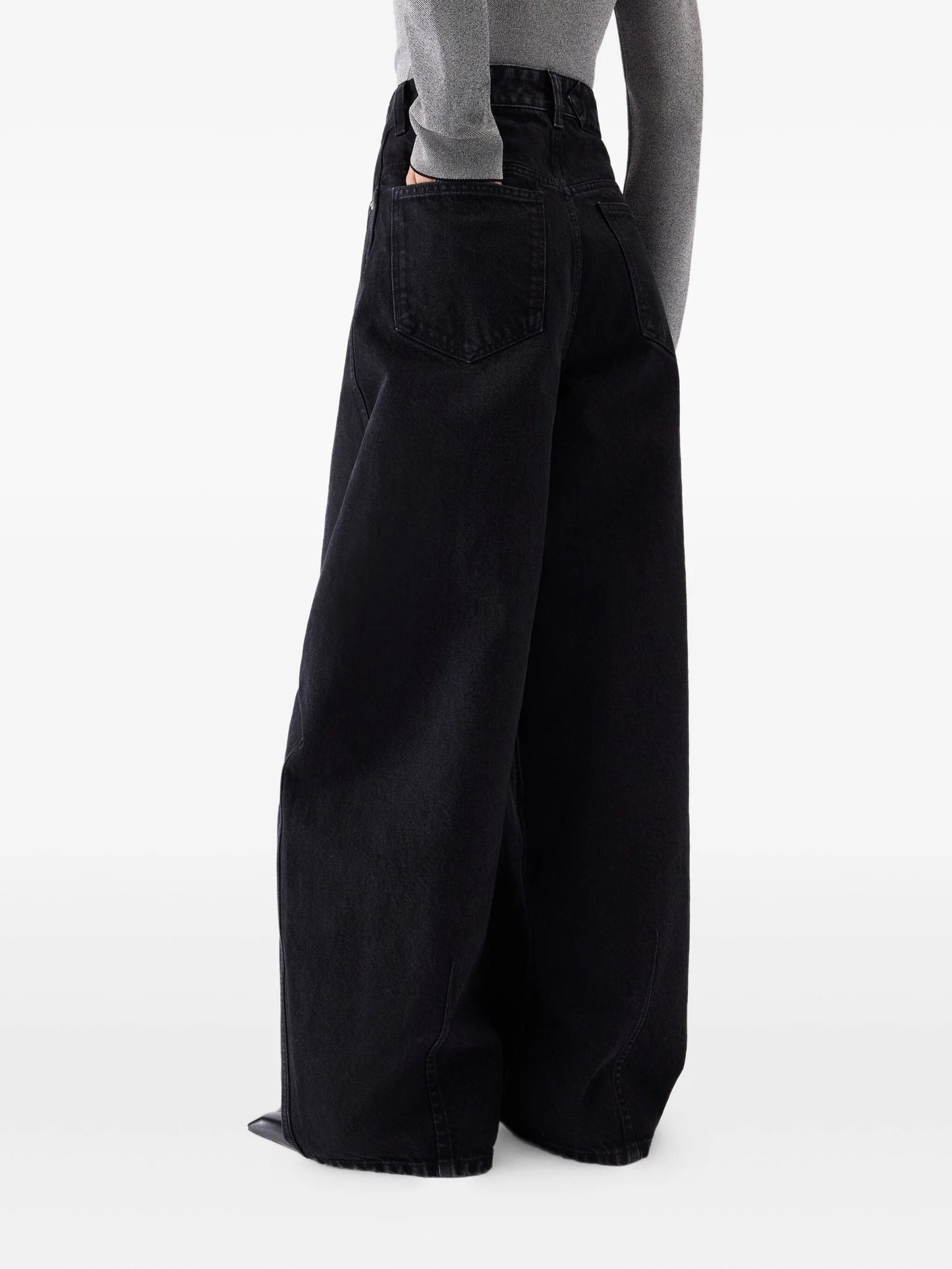high-rise jeans