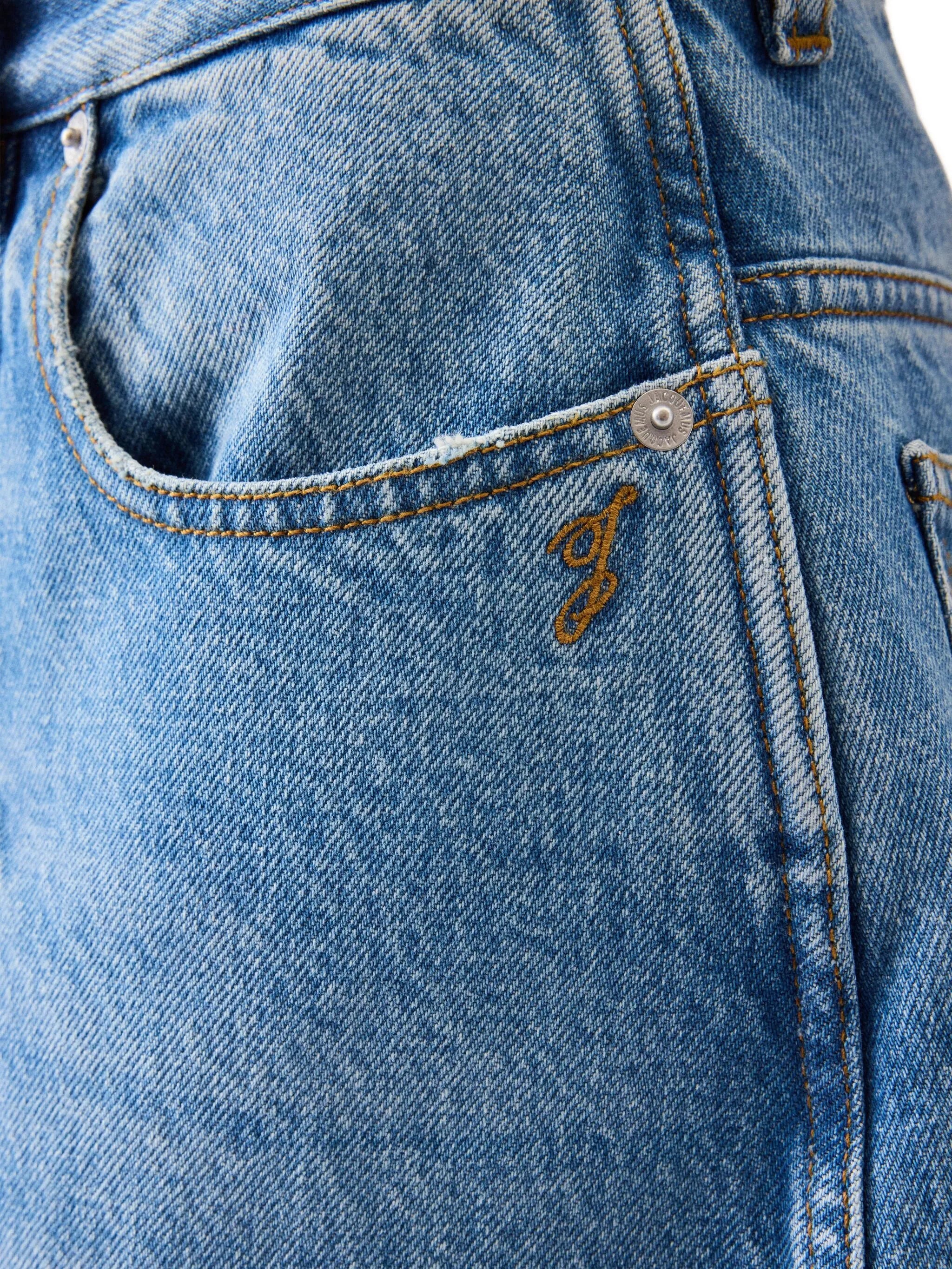 Ovalo de-Nîmes high-waisted jeans
