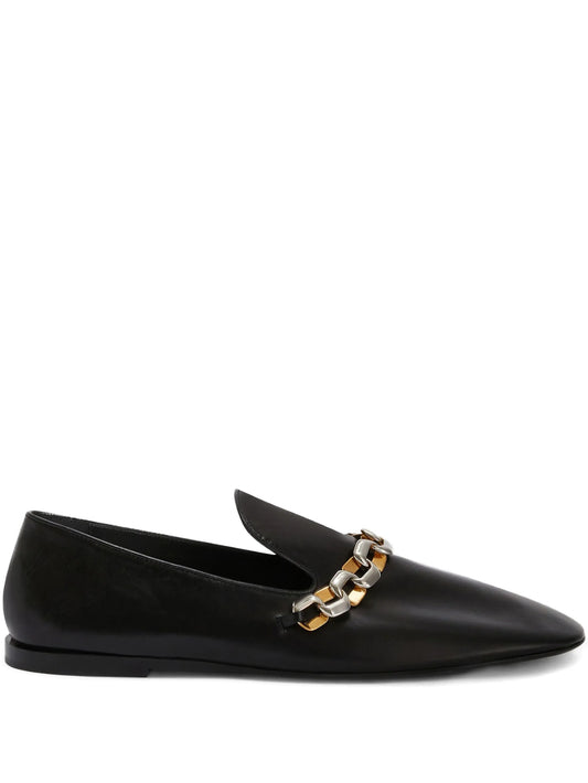 leather loafers