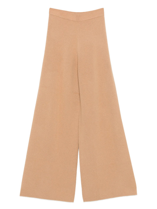 Judy knitted ribbed-waist trousers