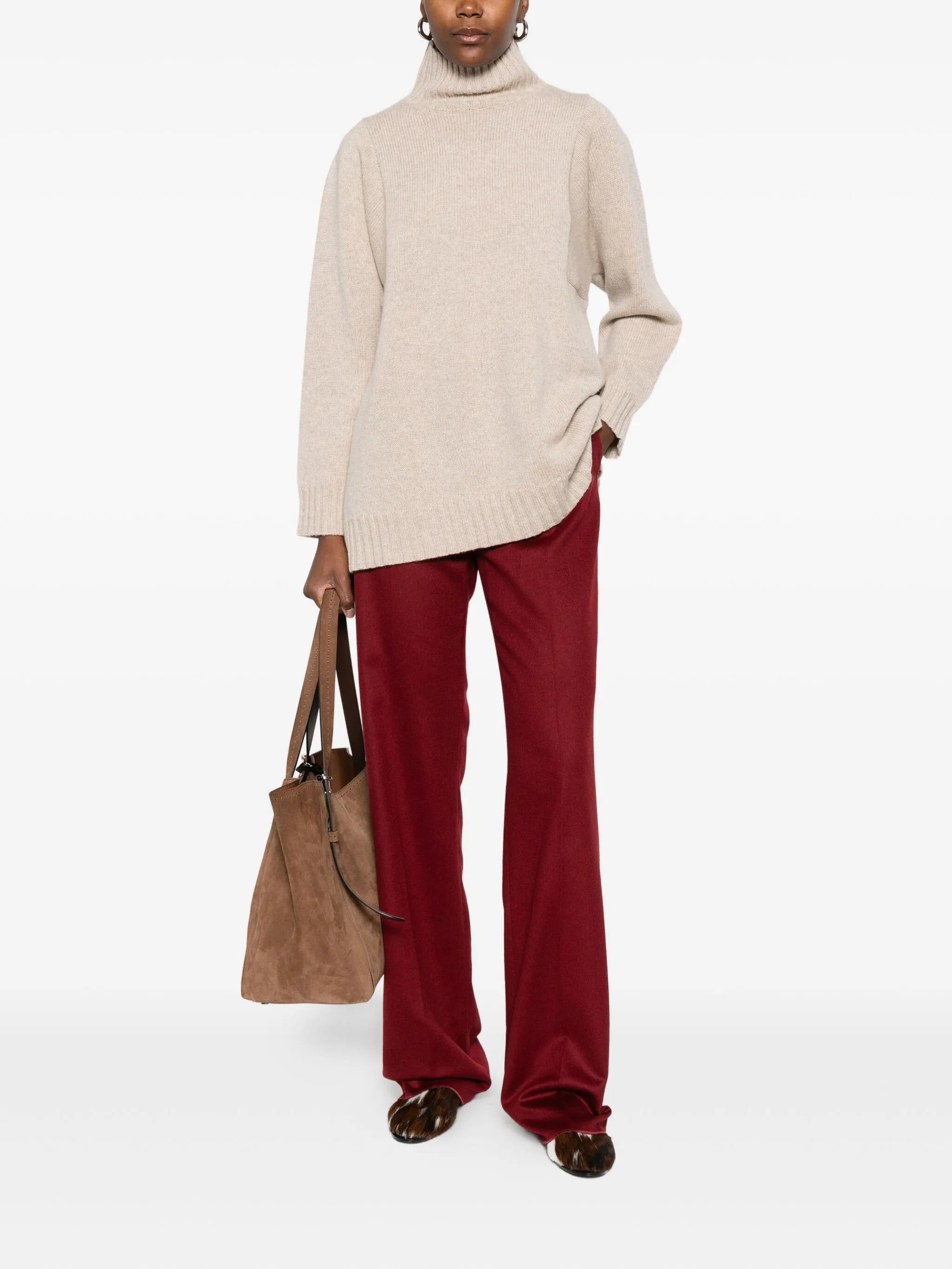 Carbone pleated trousers