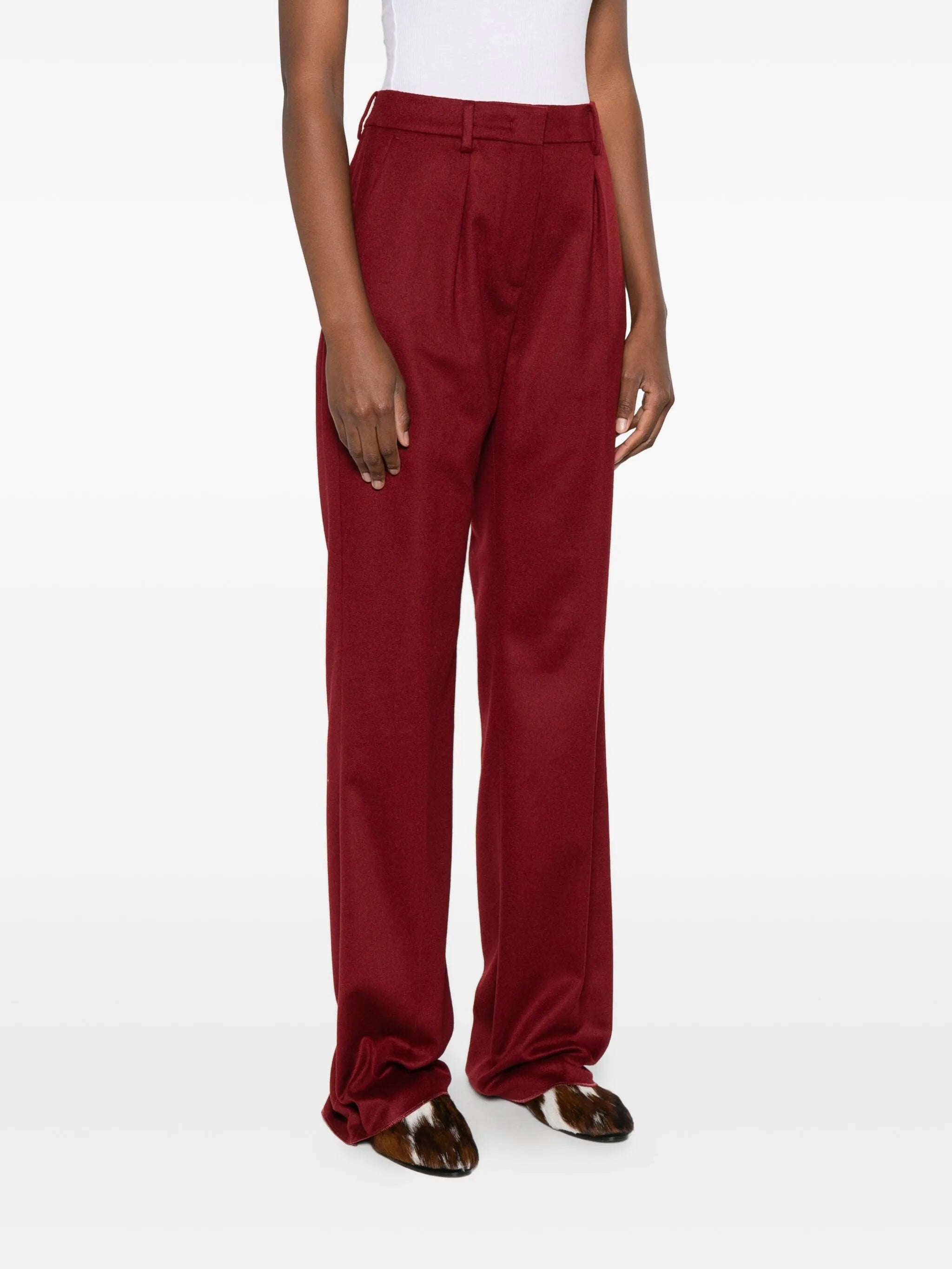 Carbone pleated trousers