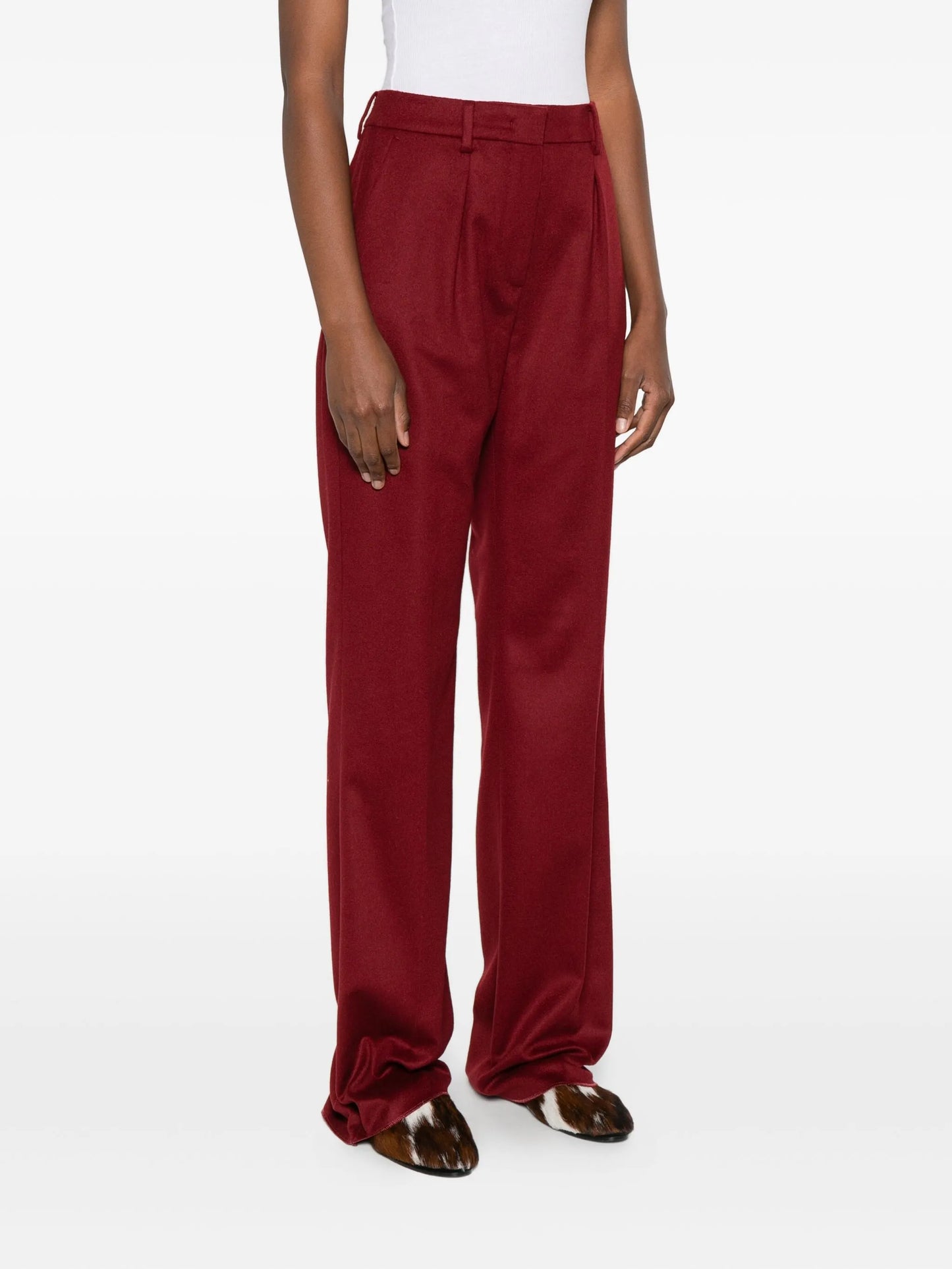 Carbone pleated trousers