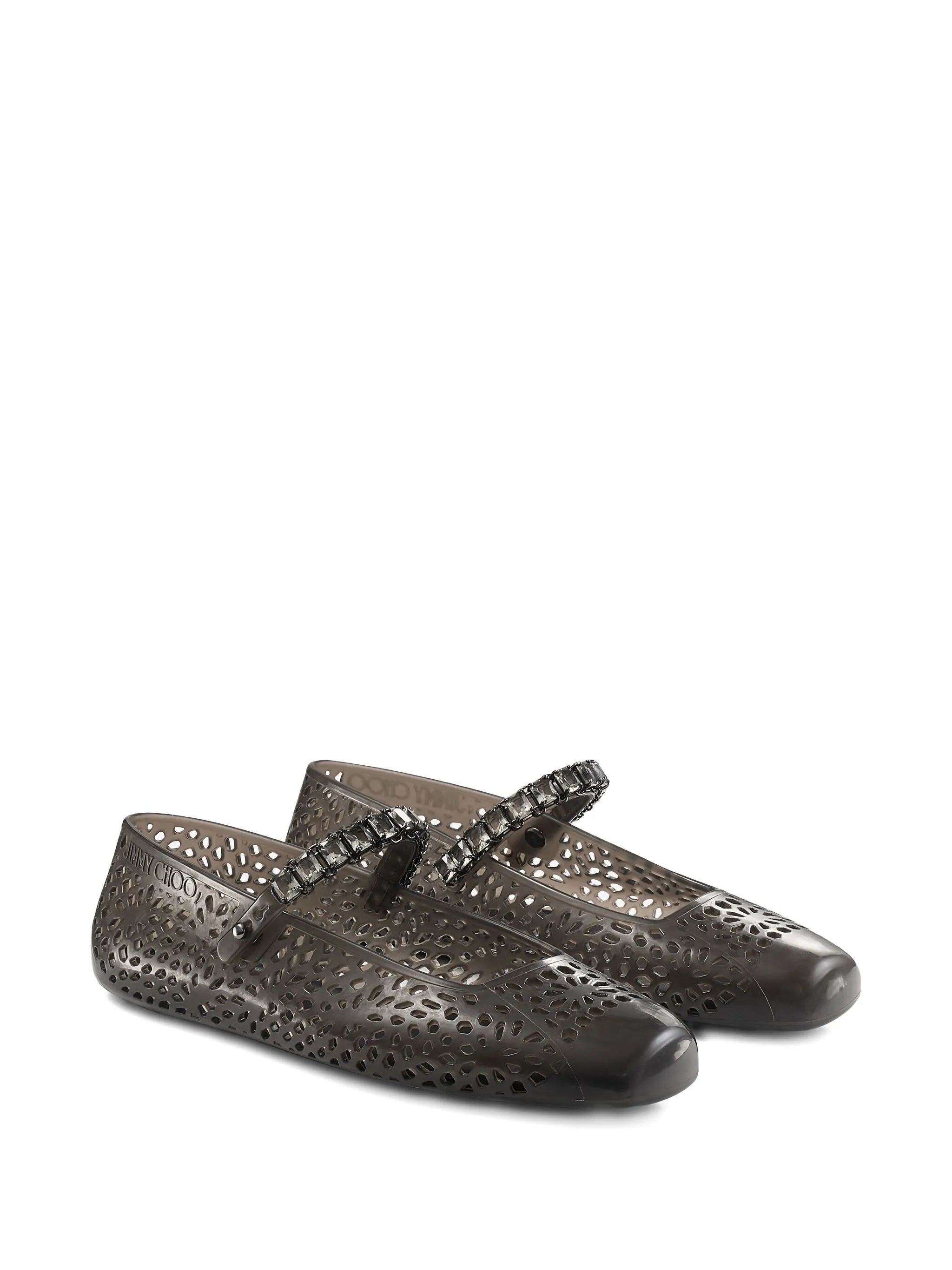 Jelly ballerina flats