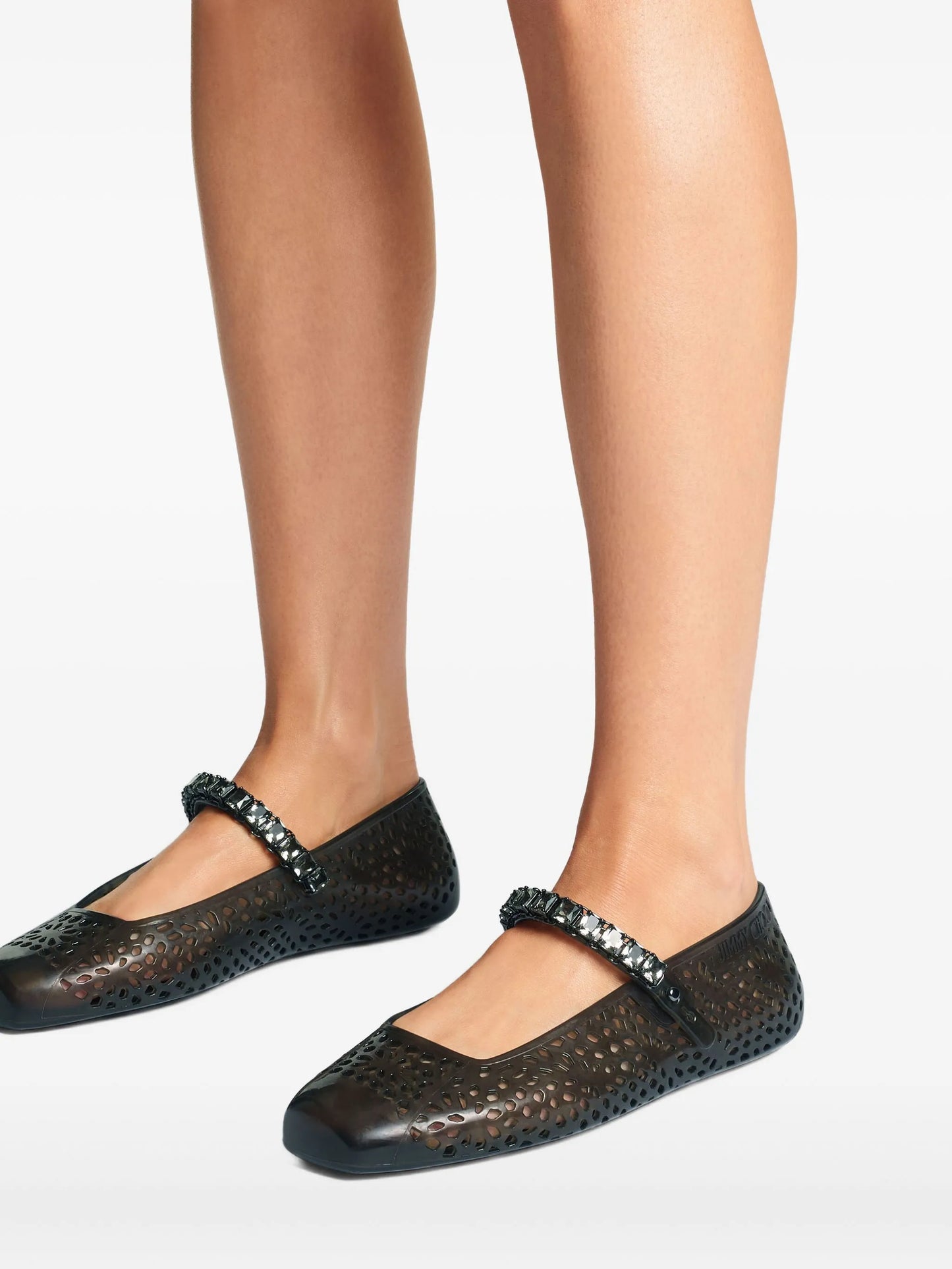 Jelly ballerina flats