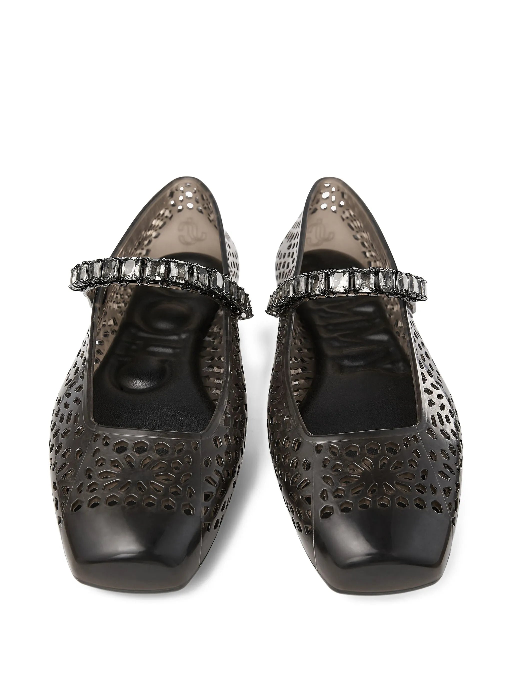 Jelly ballerina flats