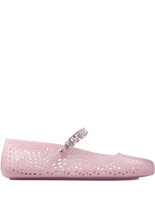 The Jelly jewelled ballet flats