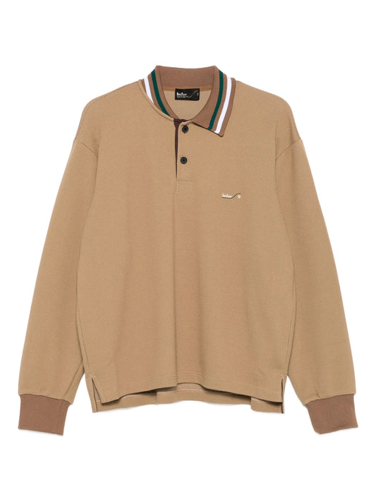 logo-embroidered polo shirt