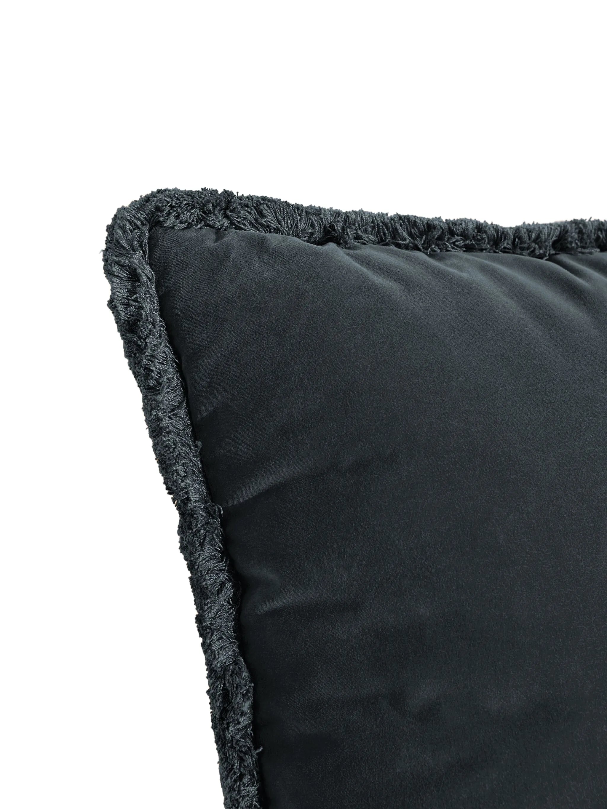Margeaux fringed square cushion (50cm x 50cm)