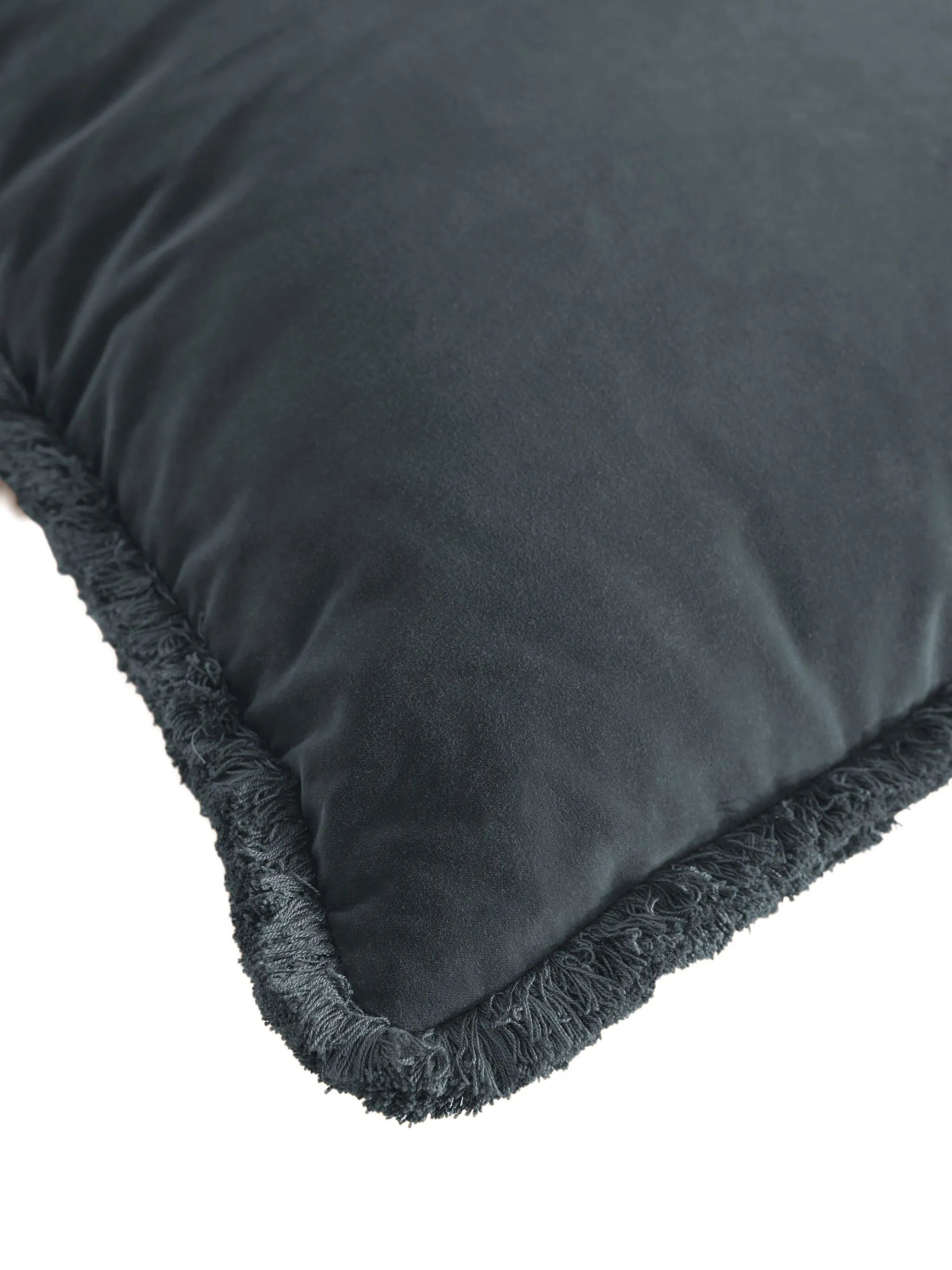 Margeaux fringed square cushion (50cm x 50cm)