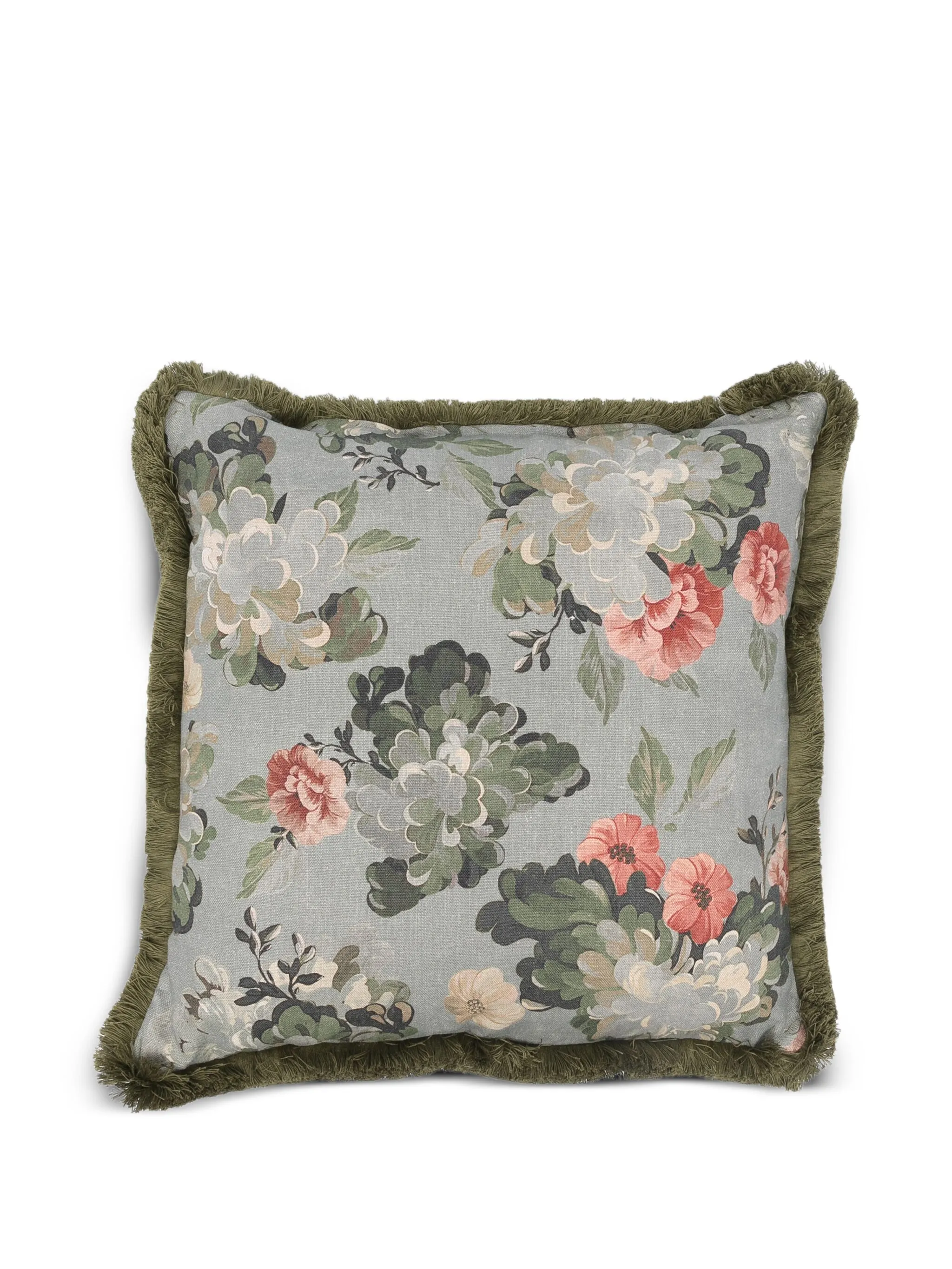 Skylar square cushion, blue