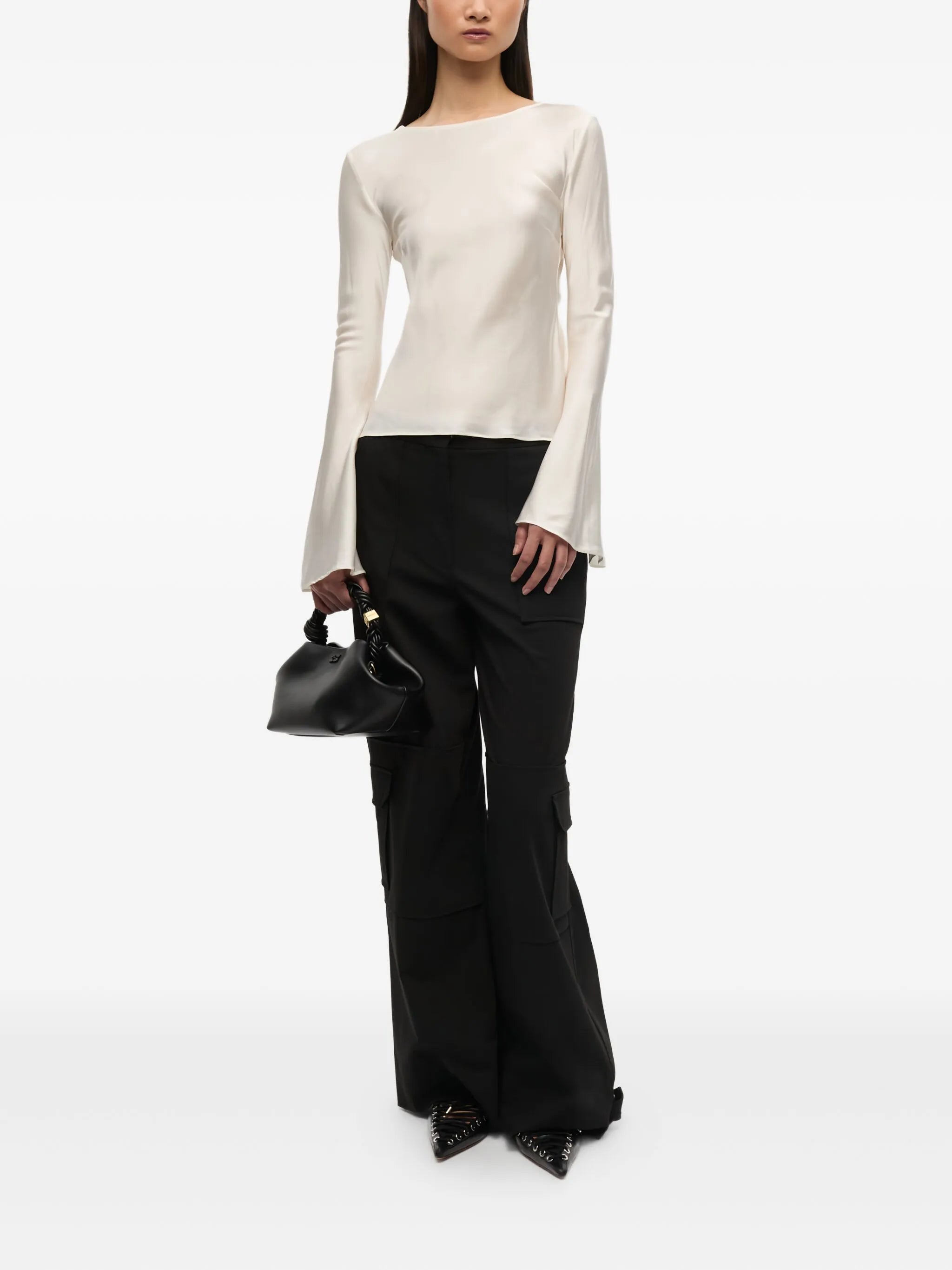 long-sleeve blouse