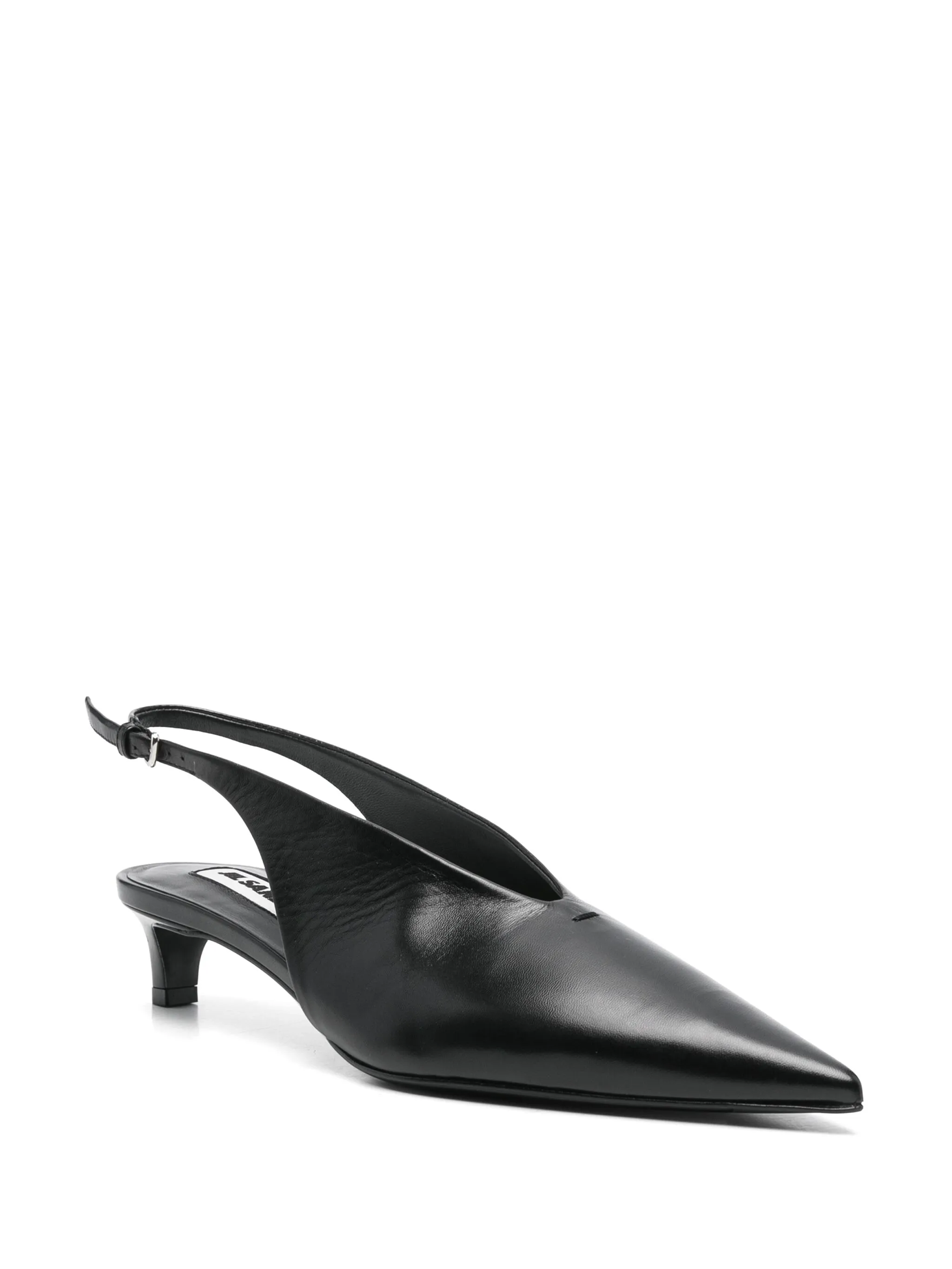 35mm leather pumps