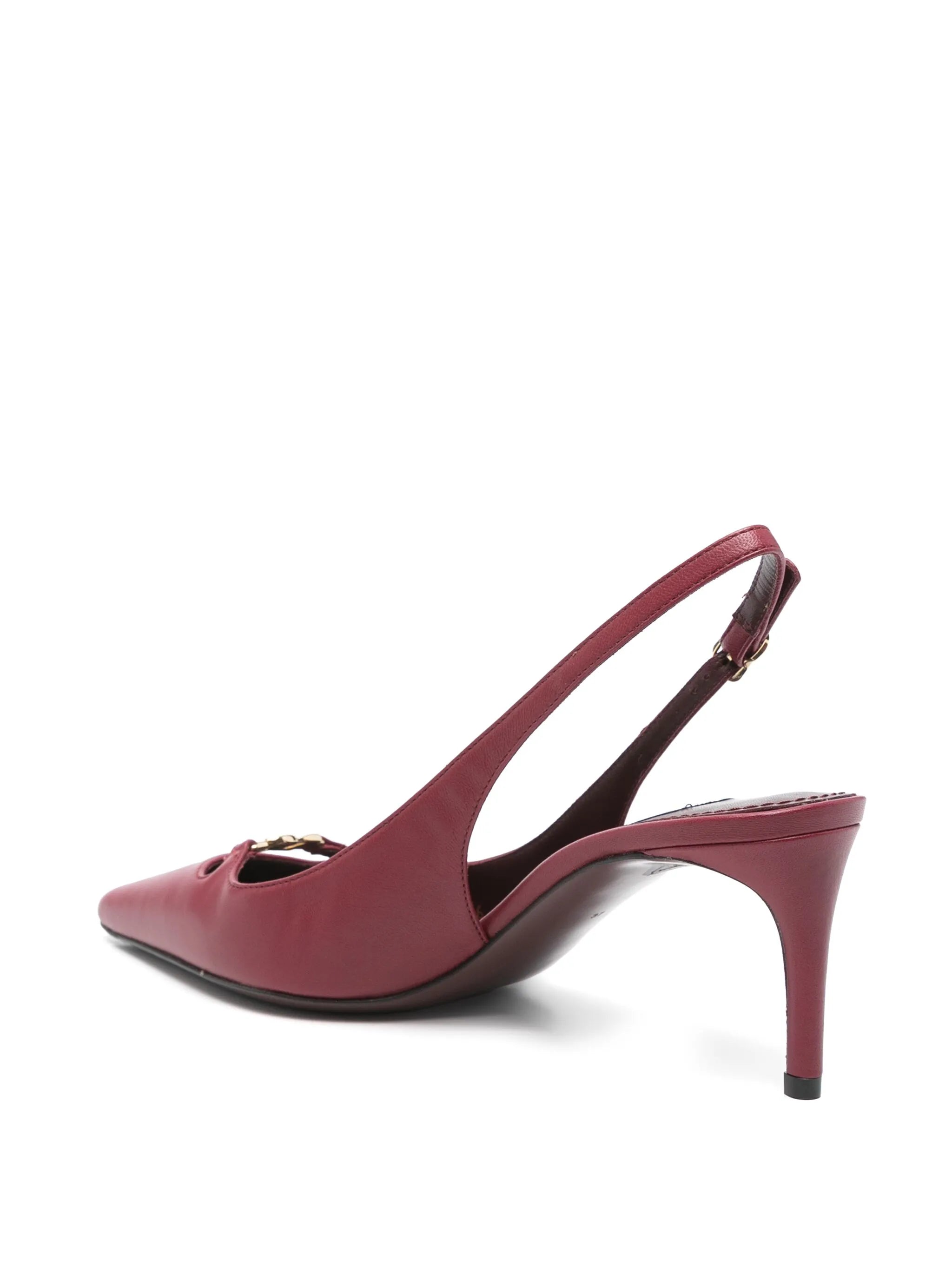 leather slingback pumps