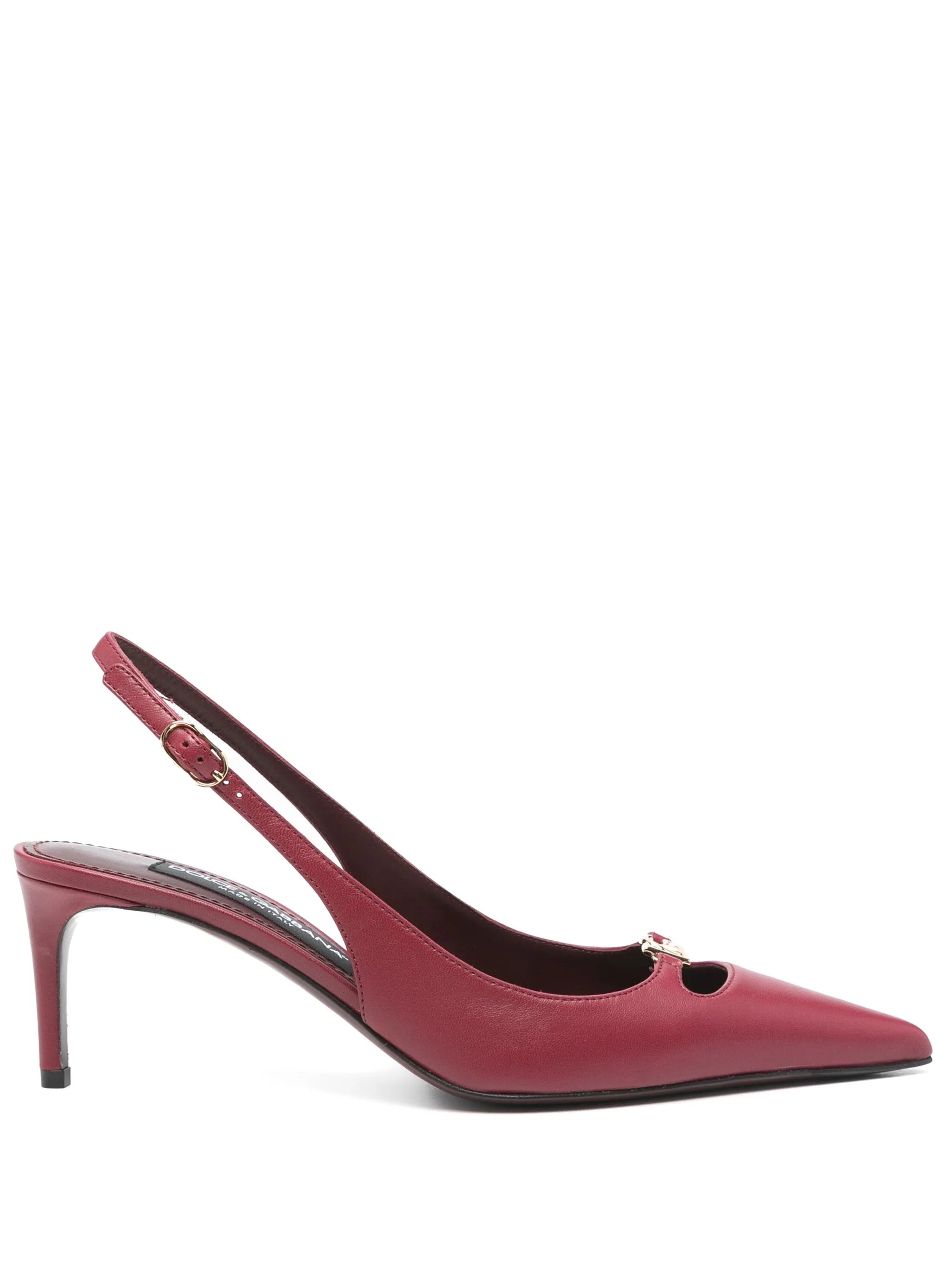leather slingback pumps