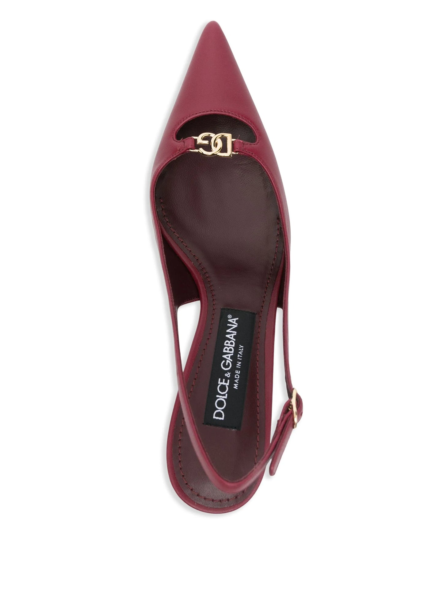 leather slingback pumps