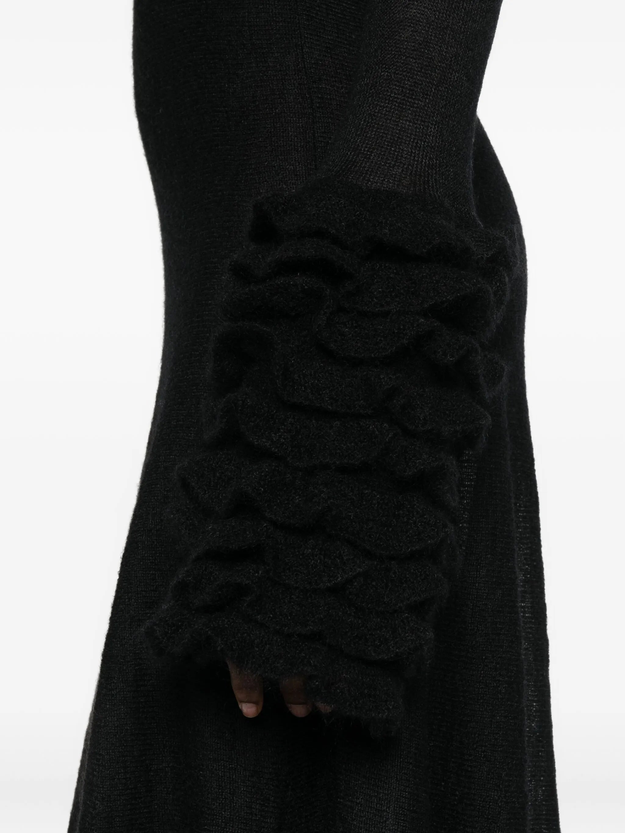 frills midi dress