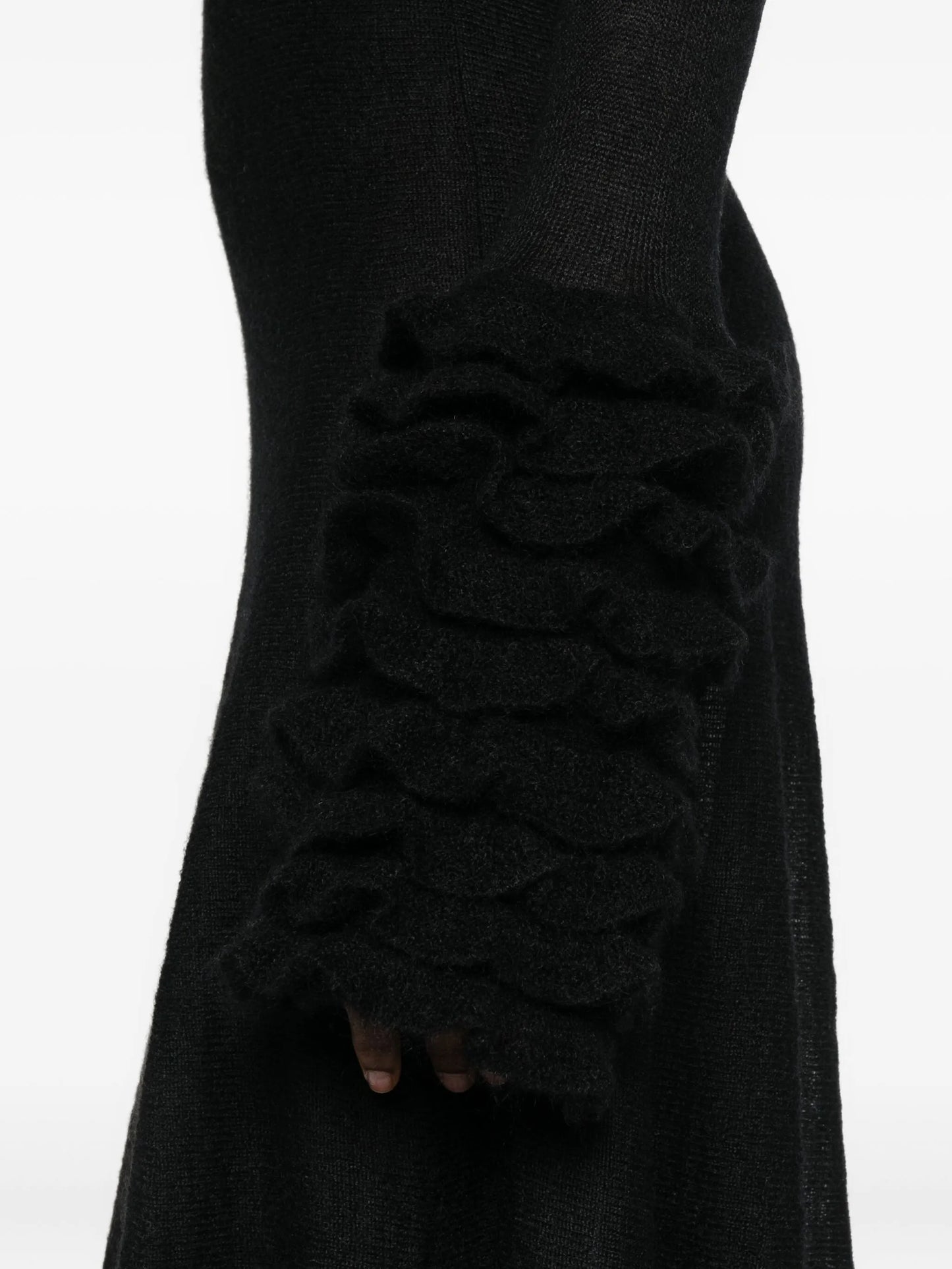 frills midi dress