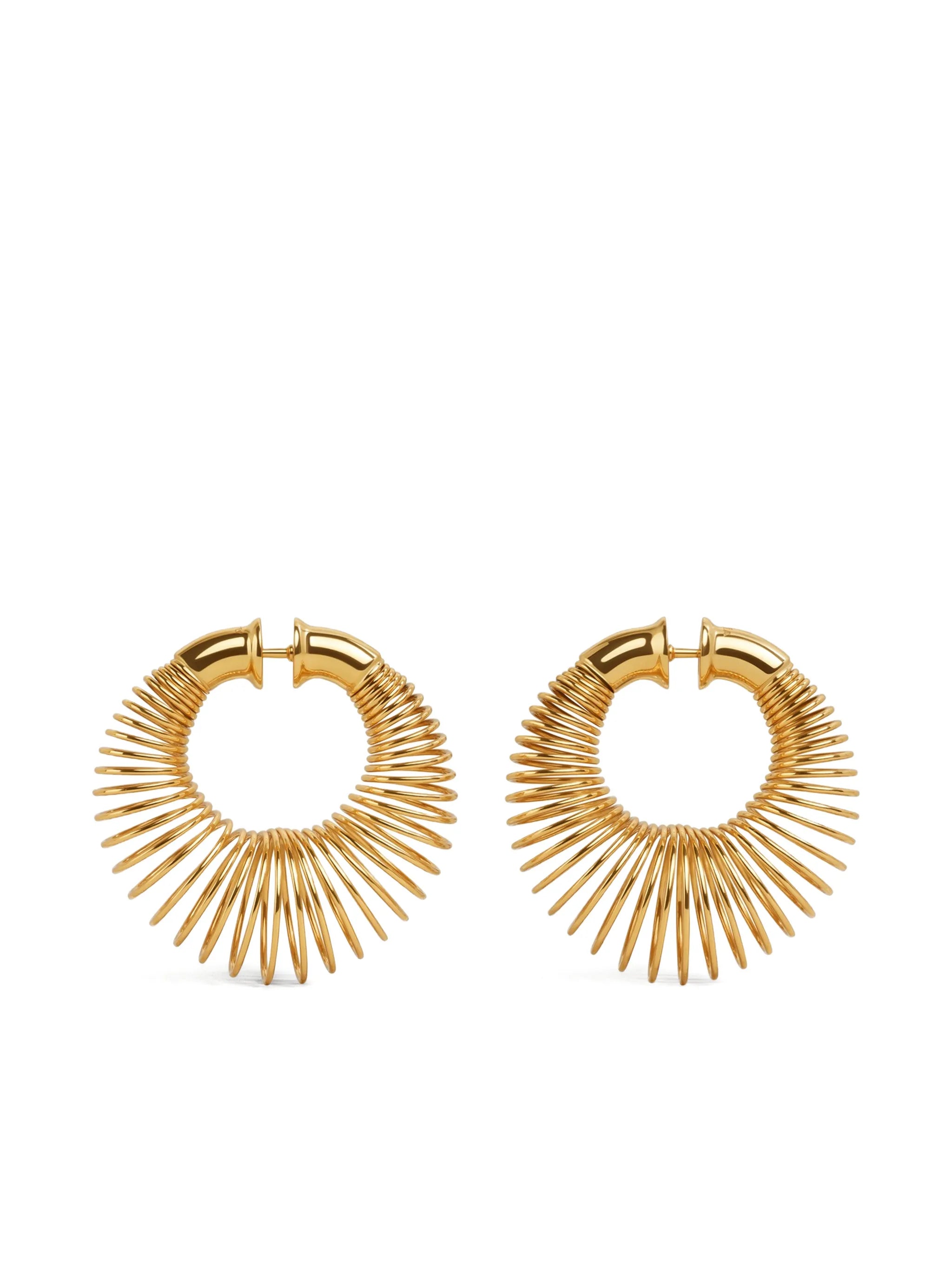 small Spiral hoop earrings