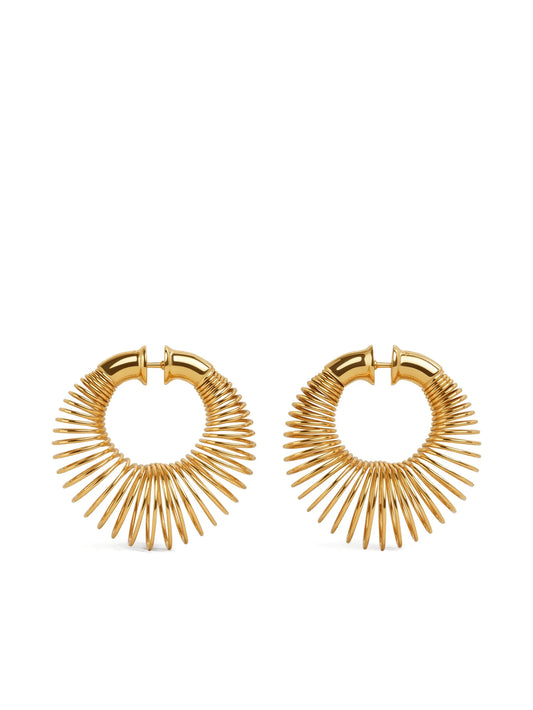 small Spiral hoop earrings