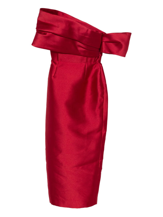Mirla off-shoulder midi dress