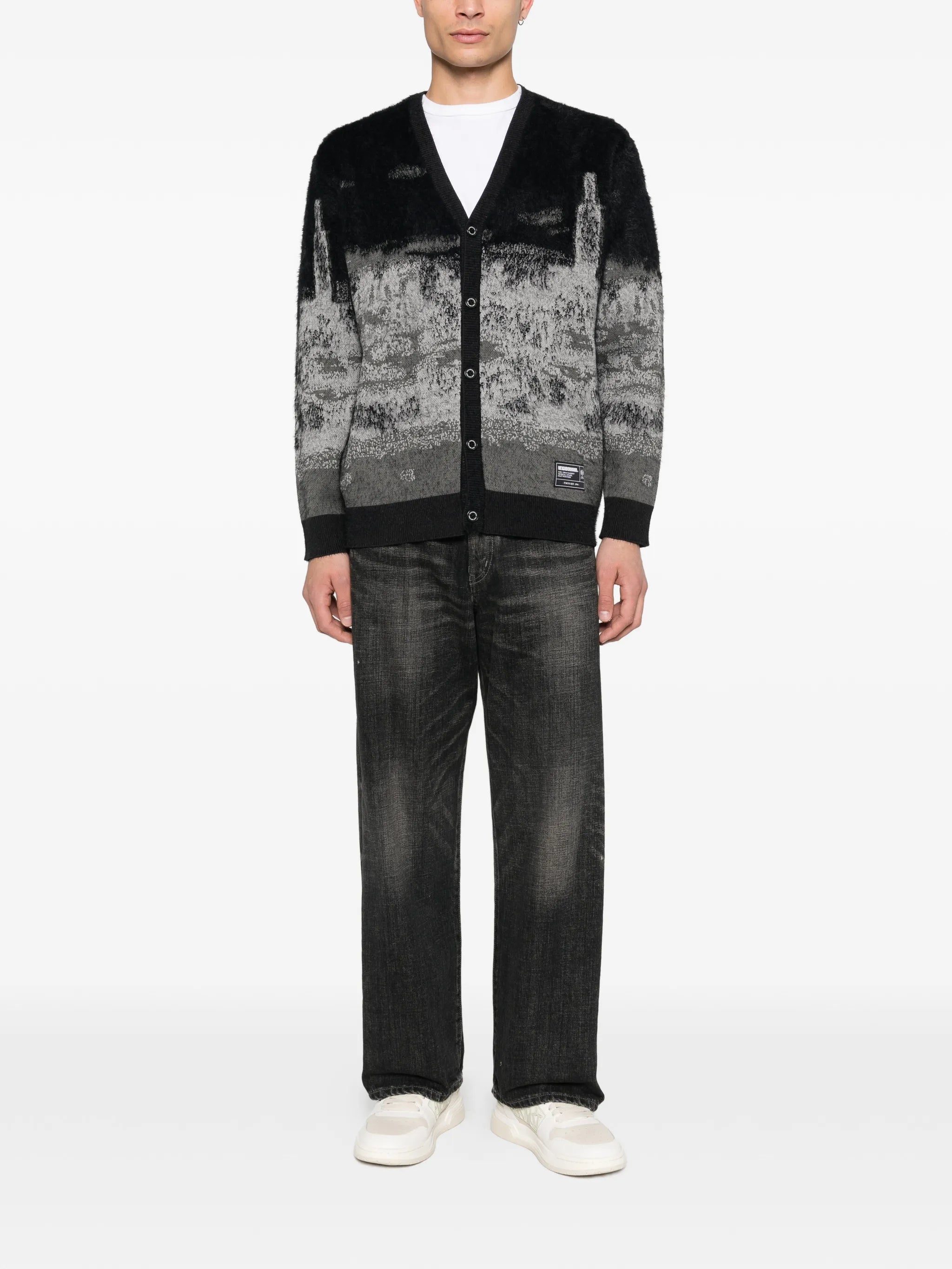 jacquard cardigan