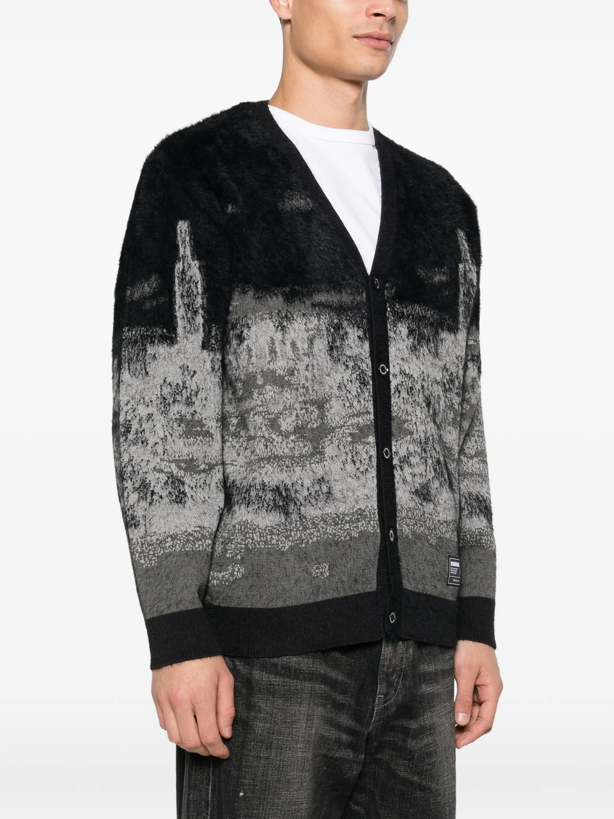 jacquard cardigan
