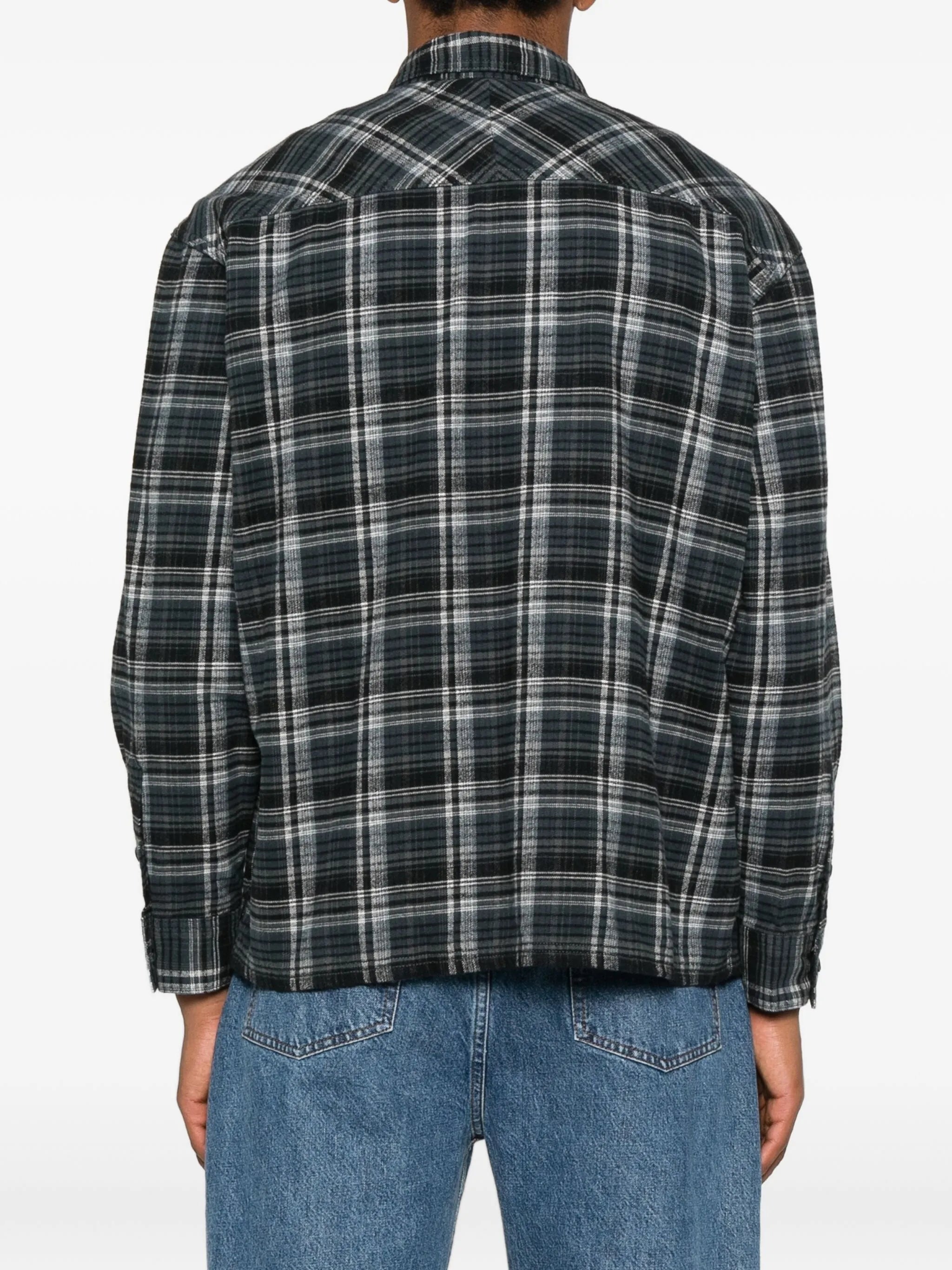 Clan tartan-check shirt