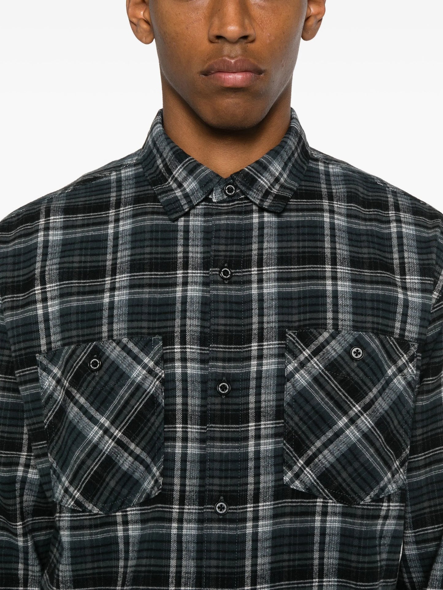 Clan tartan-check shirt