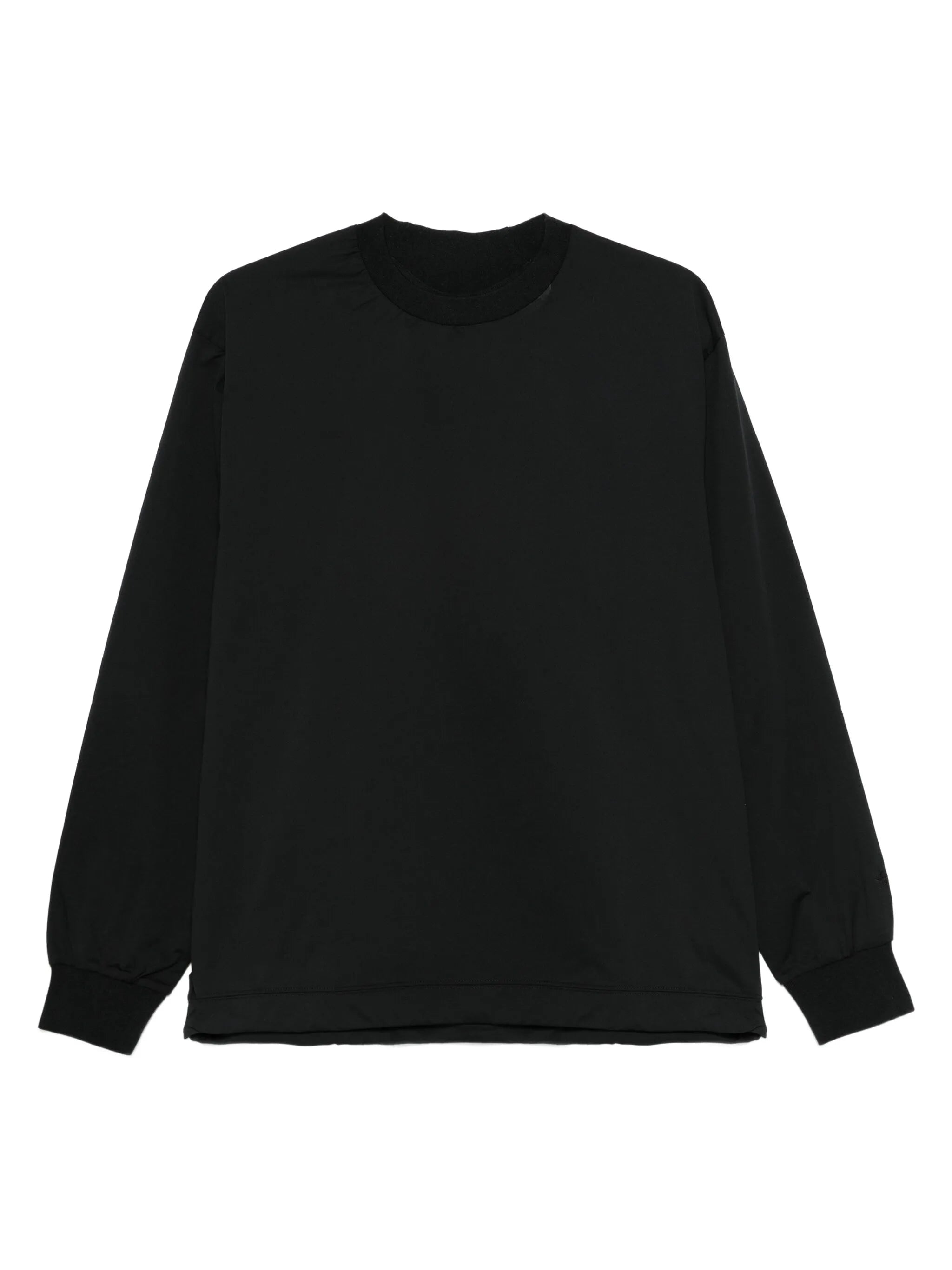shirred-effect performance T-shirt