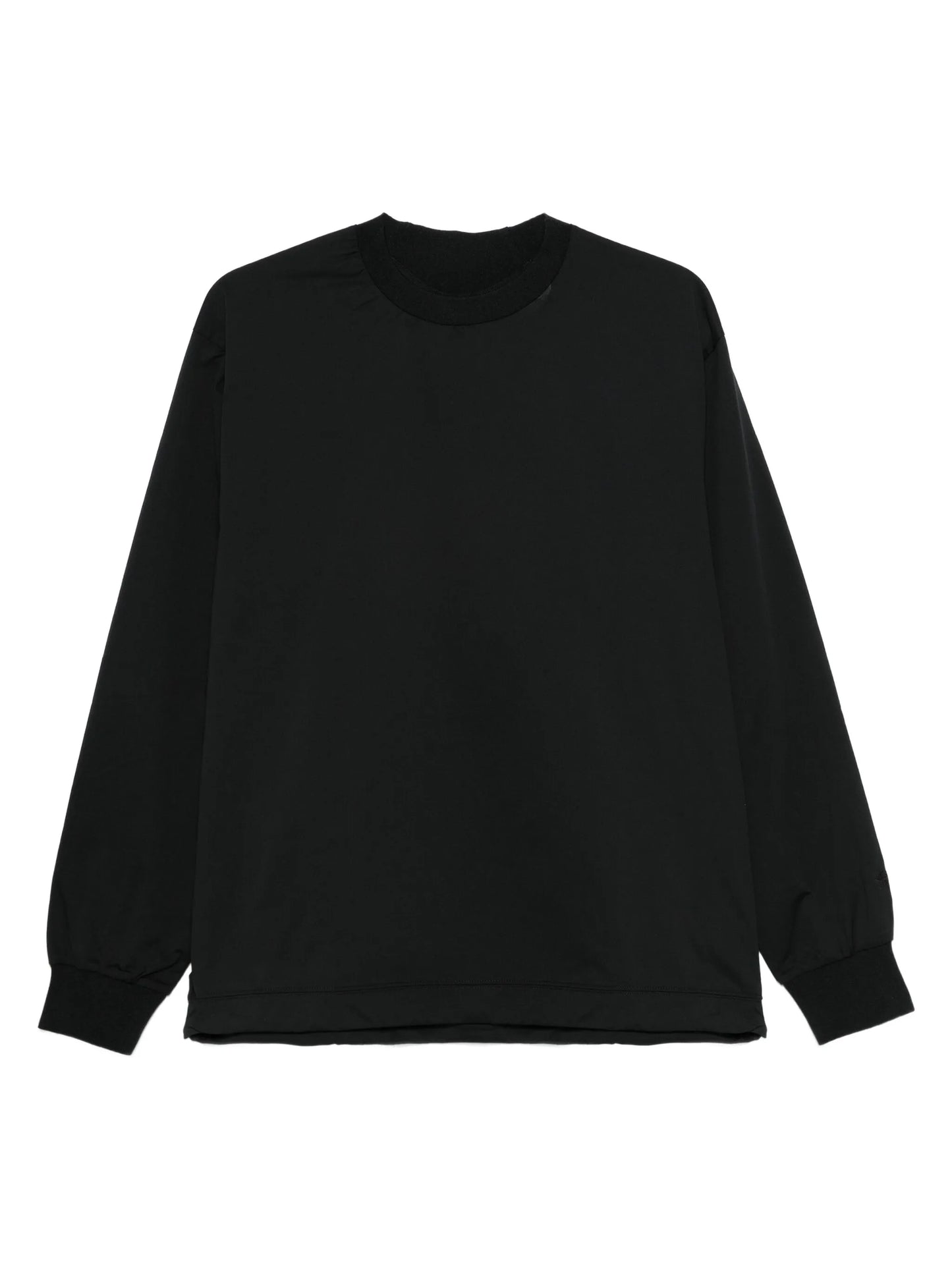 shirred-effect performance T-shirt