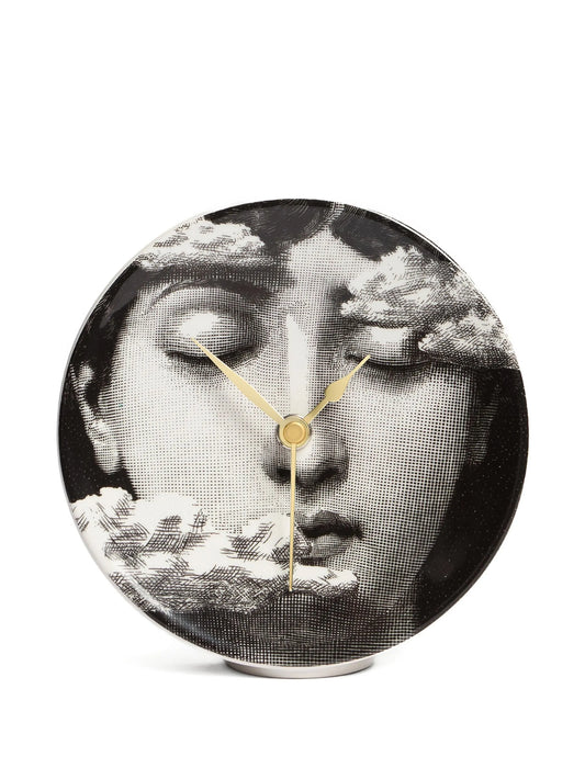 figurative-print table clock