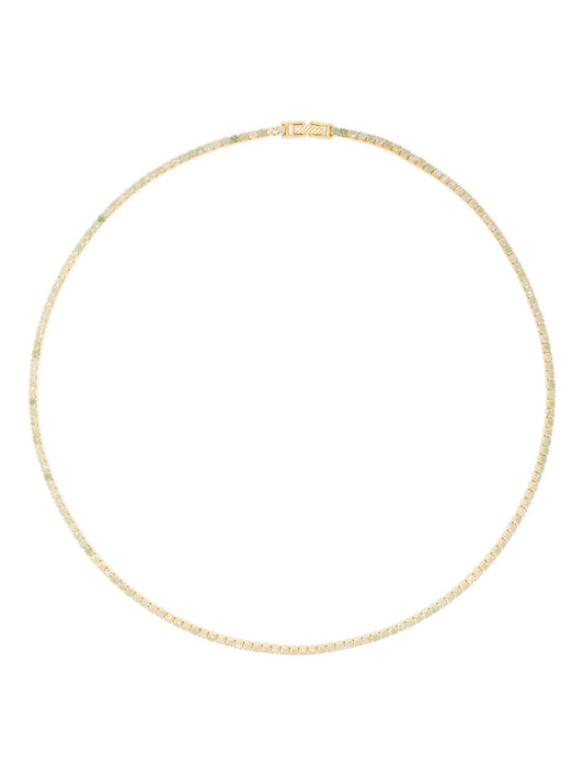Aventurine tennis necklace