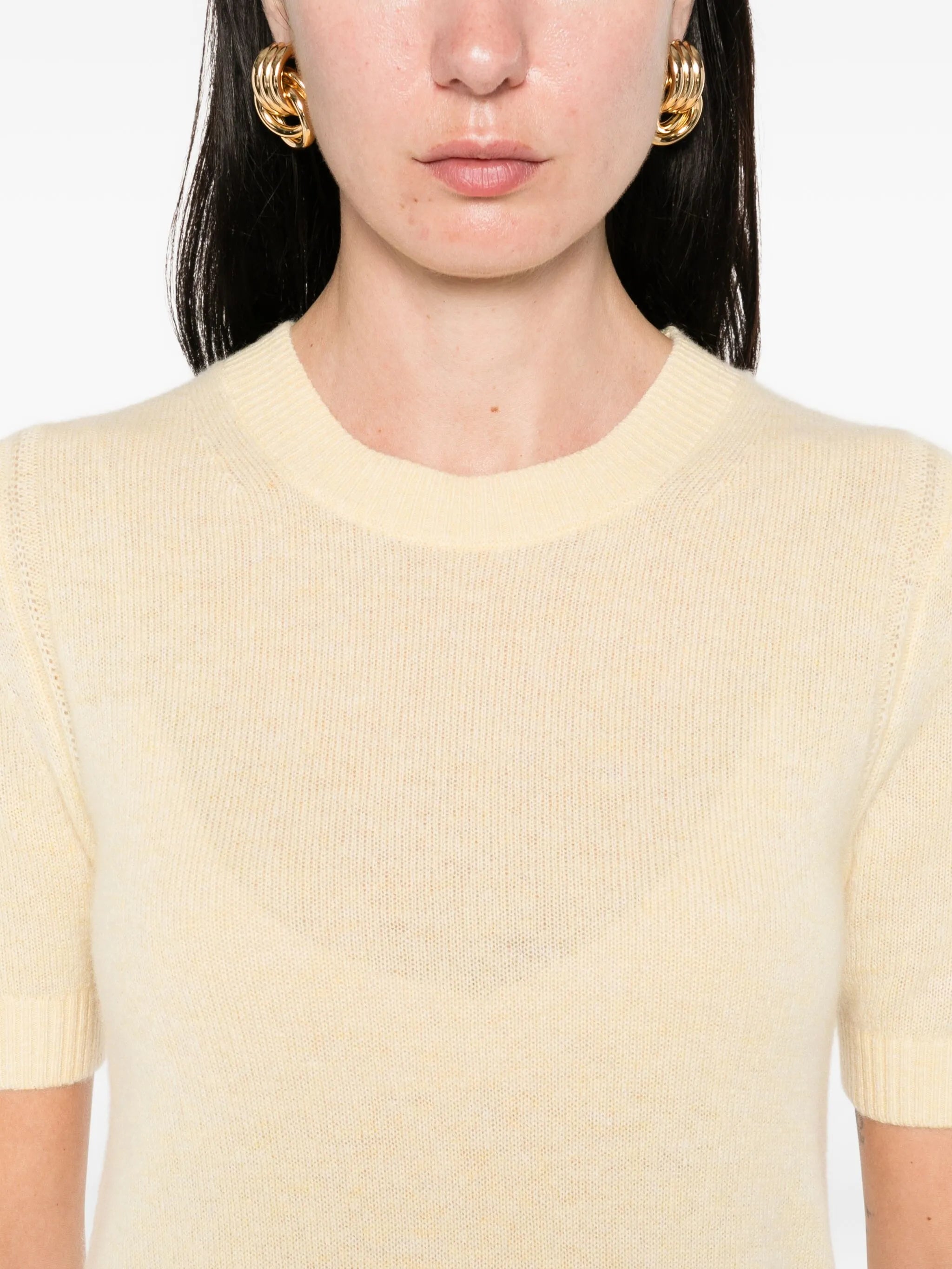 Compass cashmere T-shirt