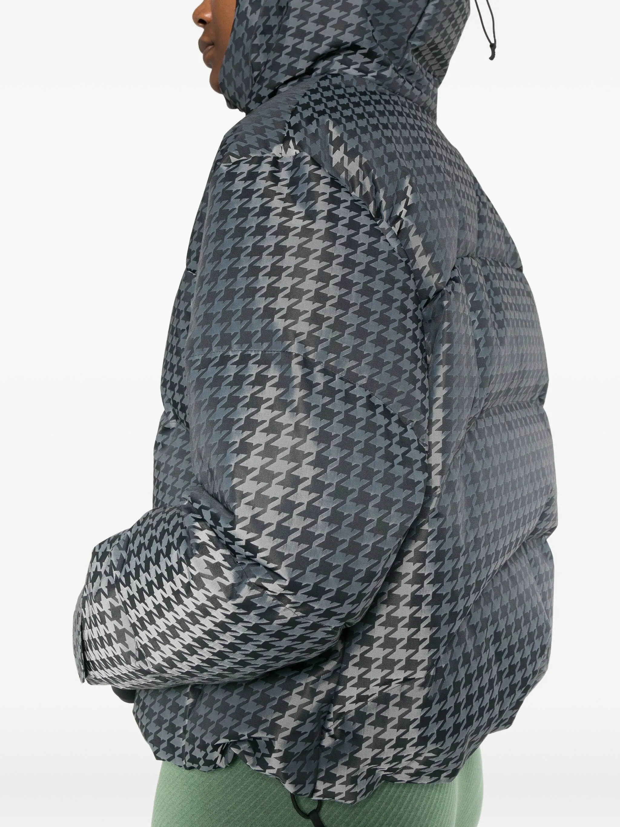 Fancy houndstooth ski jacket