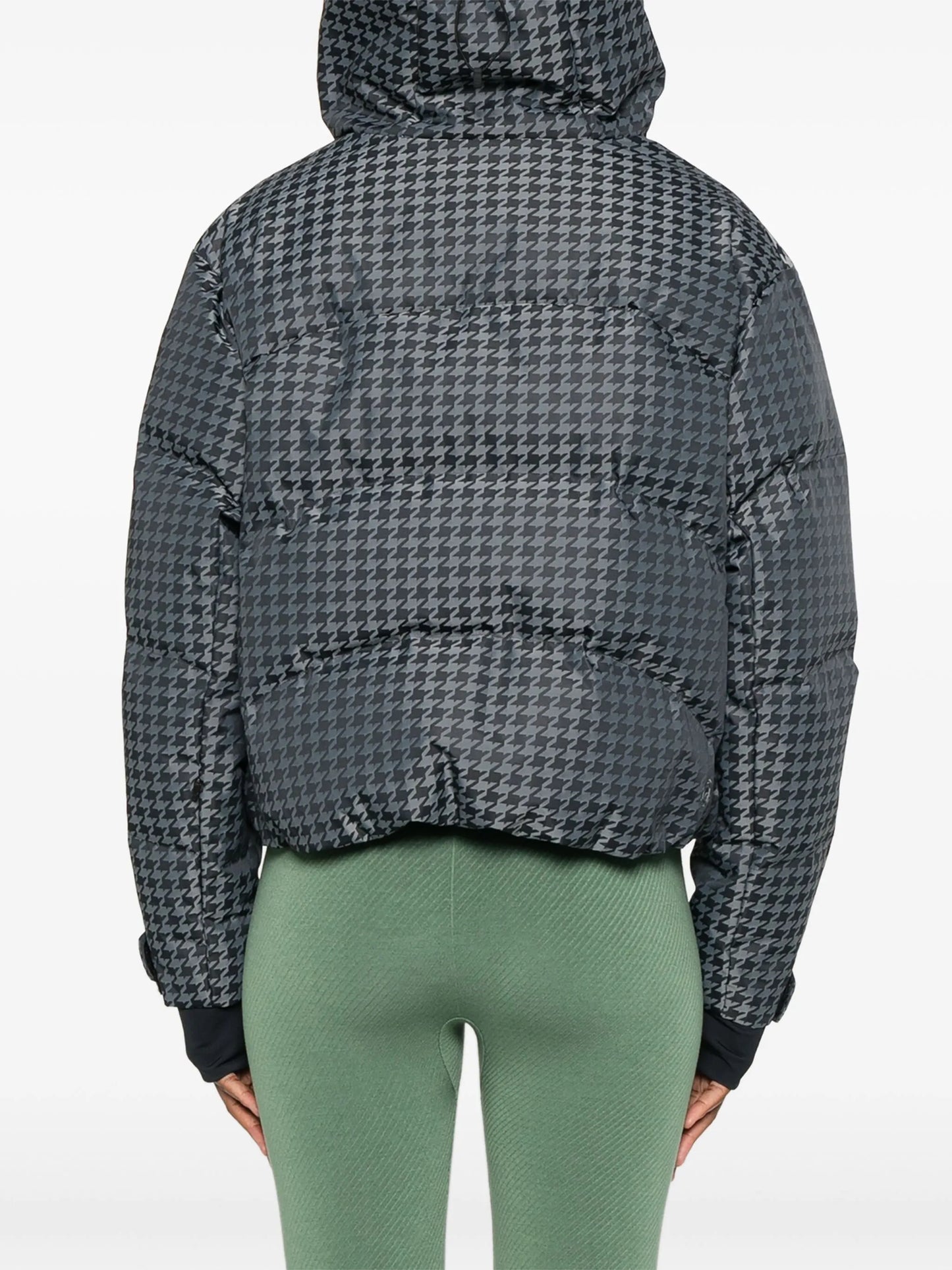 Fancy houndstooth ski jacket