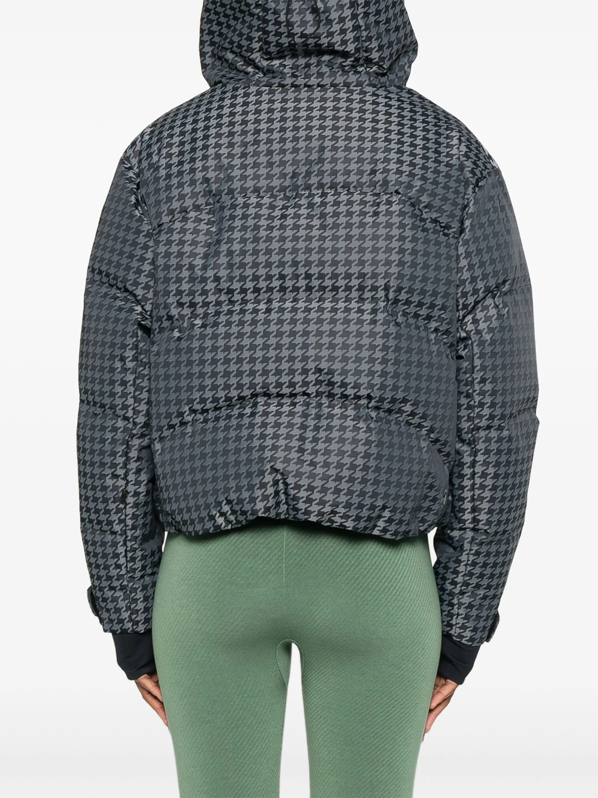 Fancy houndstooth ski jacket