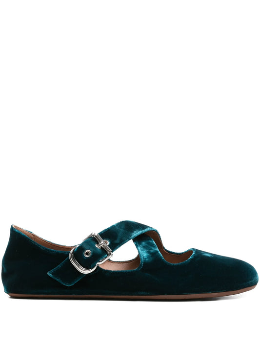 Criss cross ballet flats