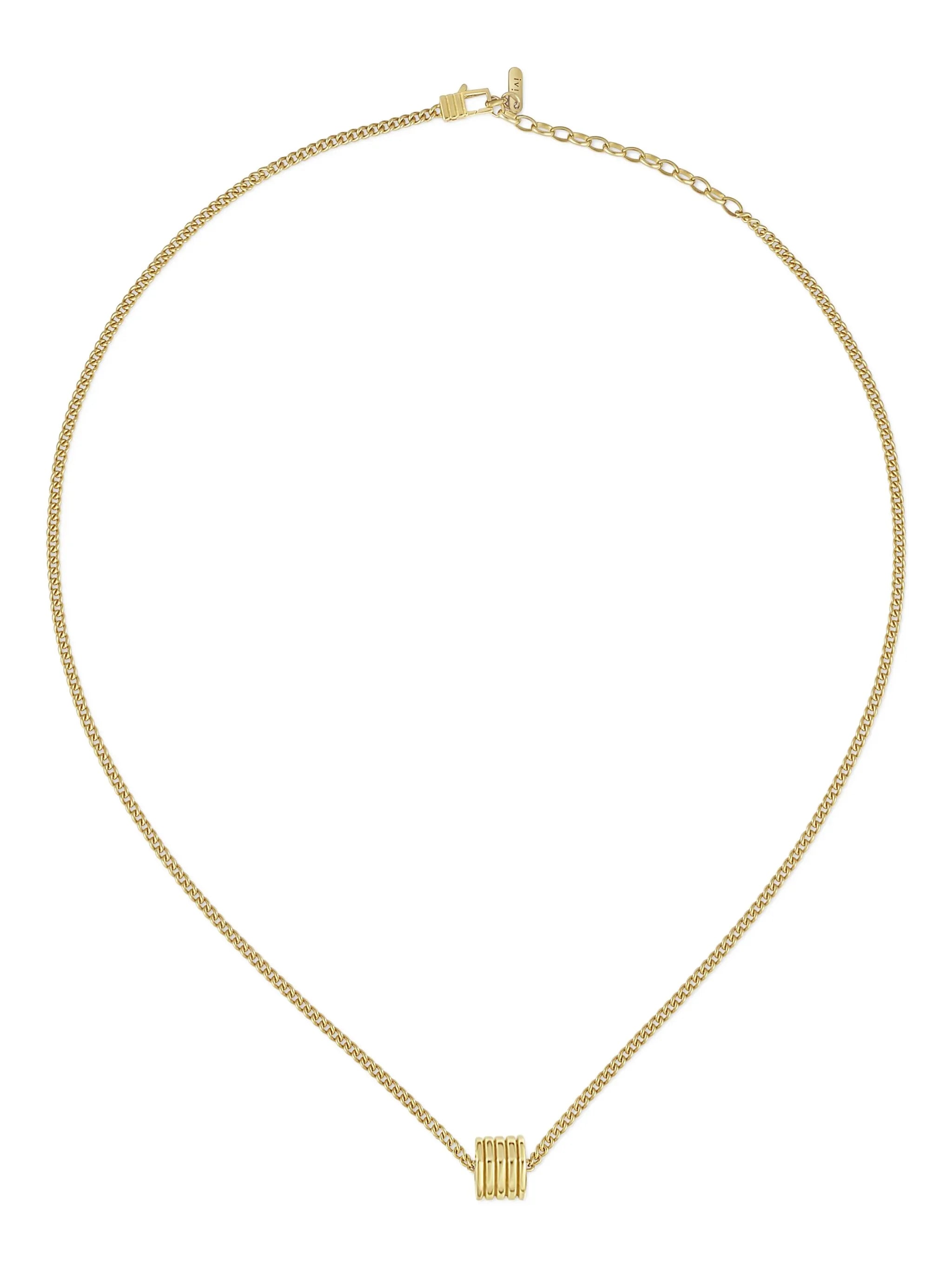 Octagon Mini-charm necklace