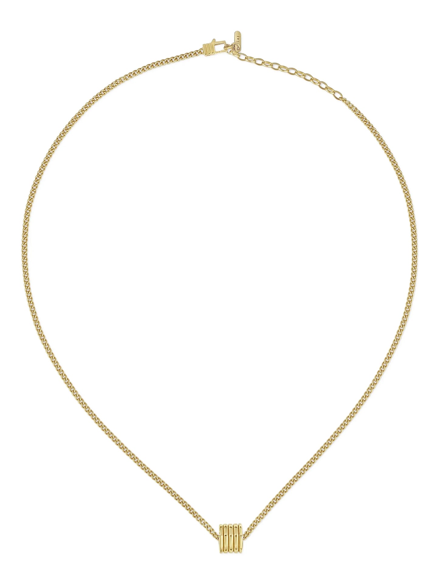 Octagon Mini-charm necklace