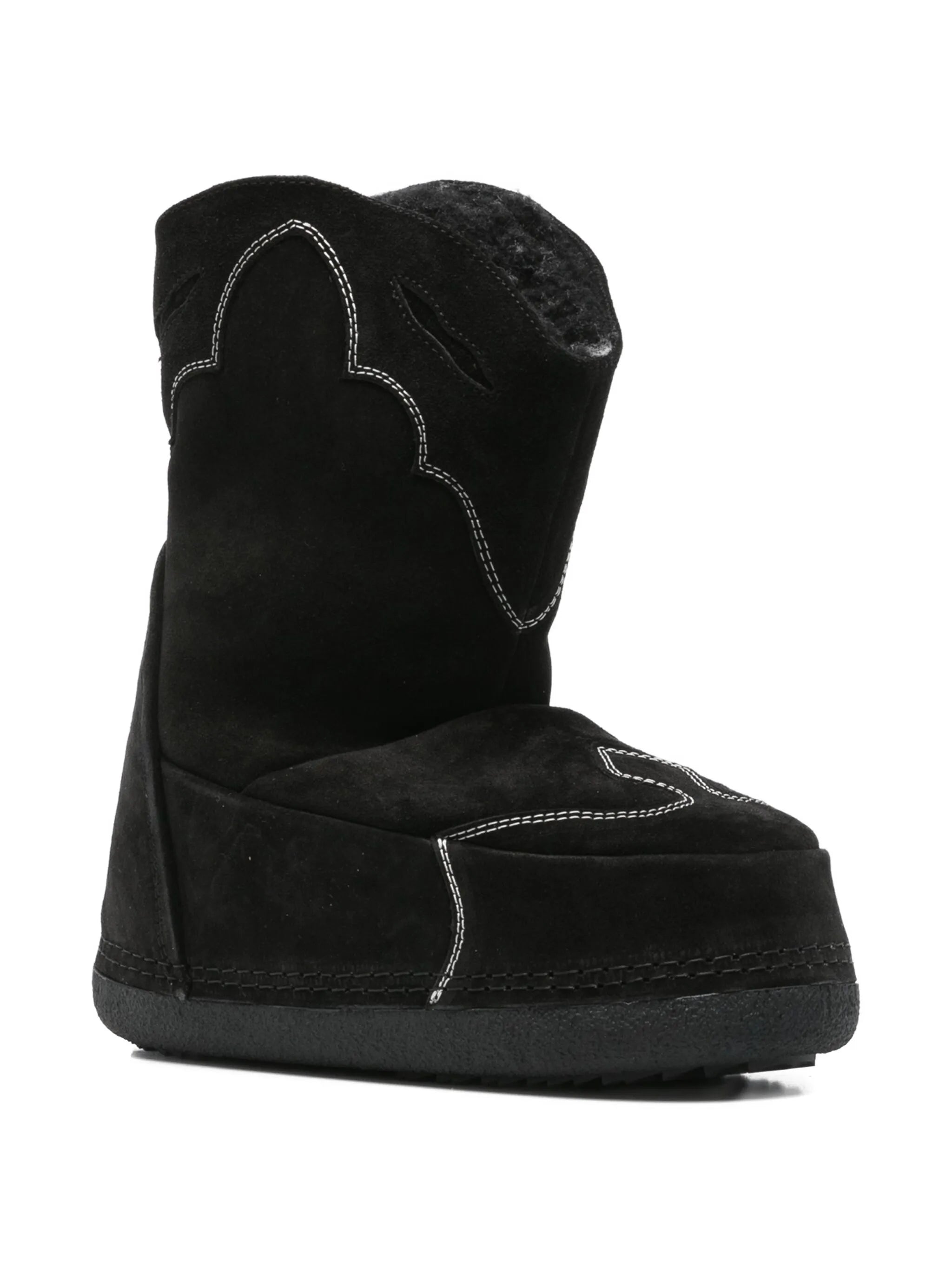suede cowboy boots