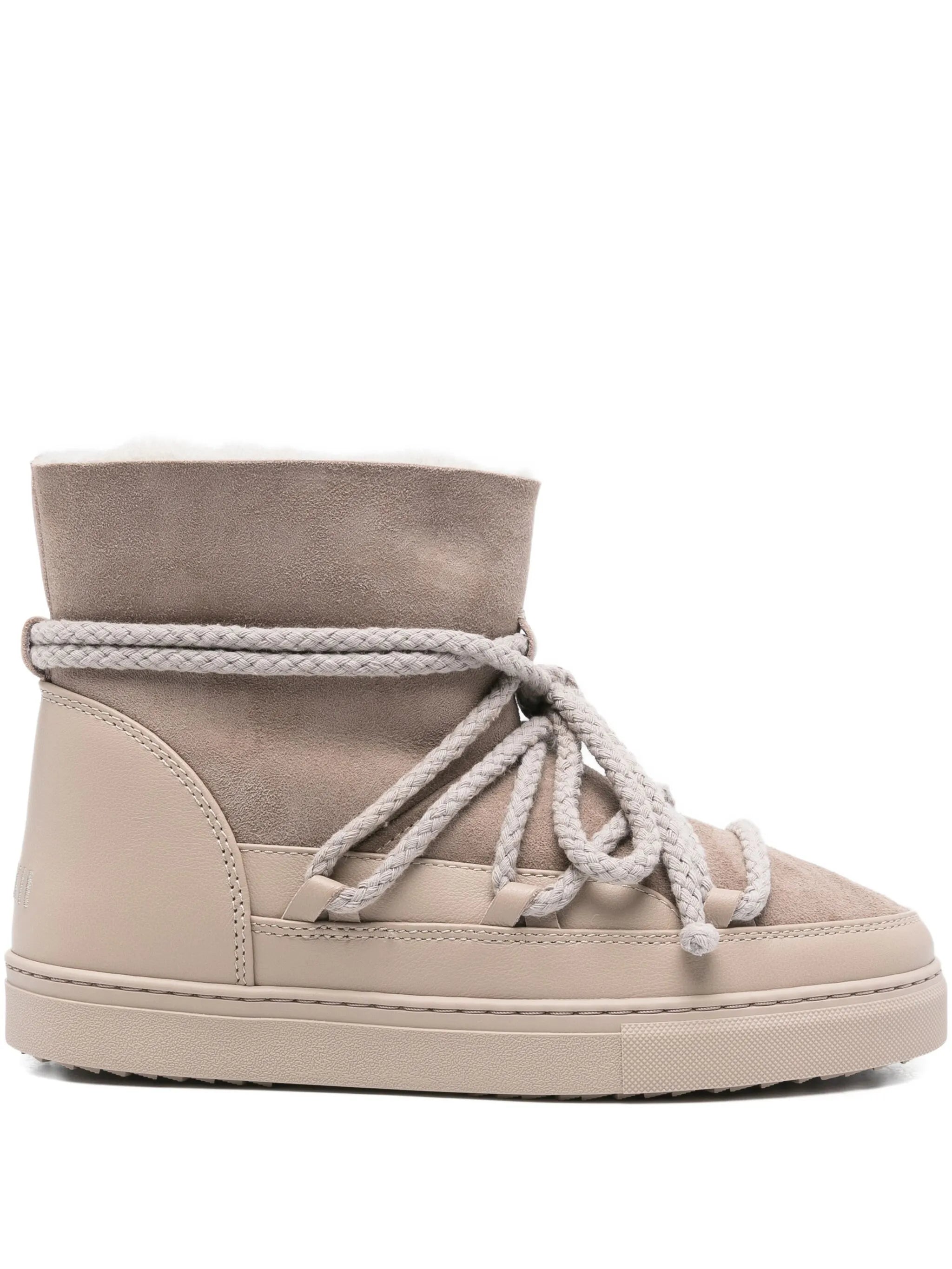suede lace-up boots