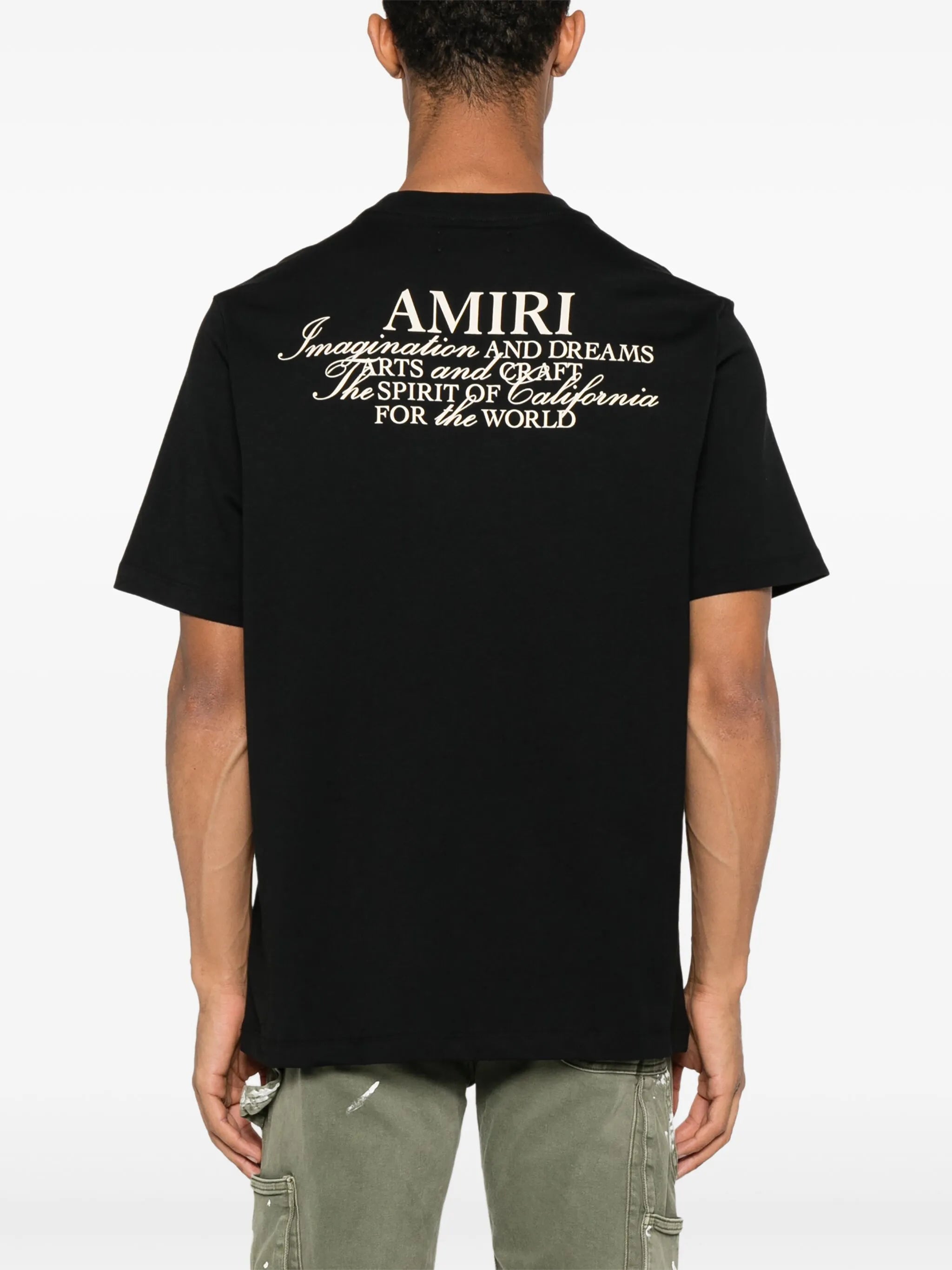 slogan-print T-shirt