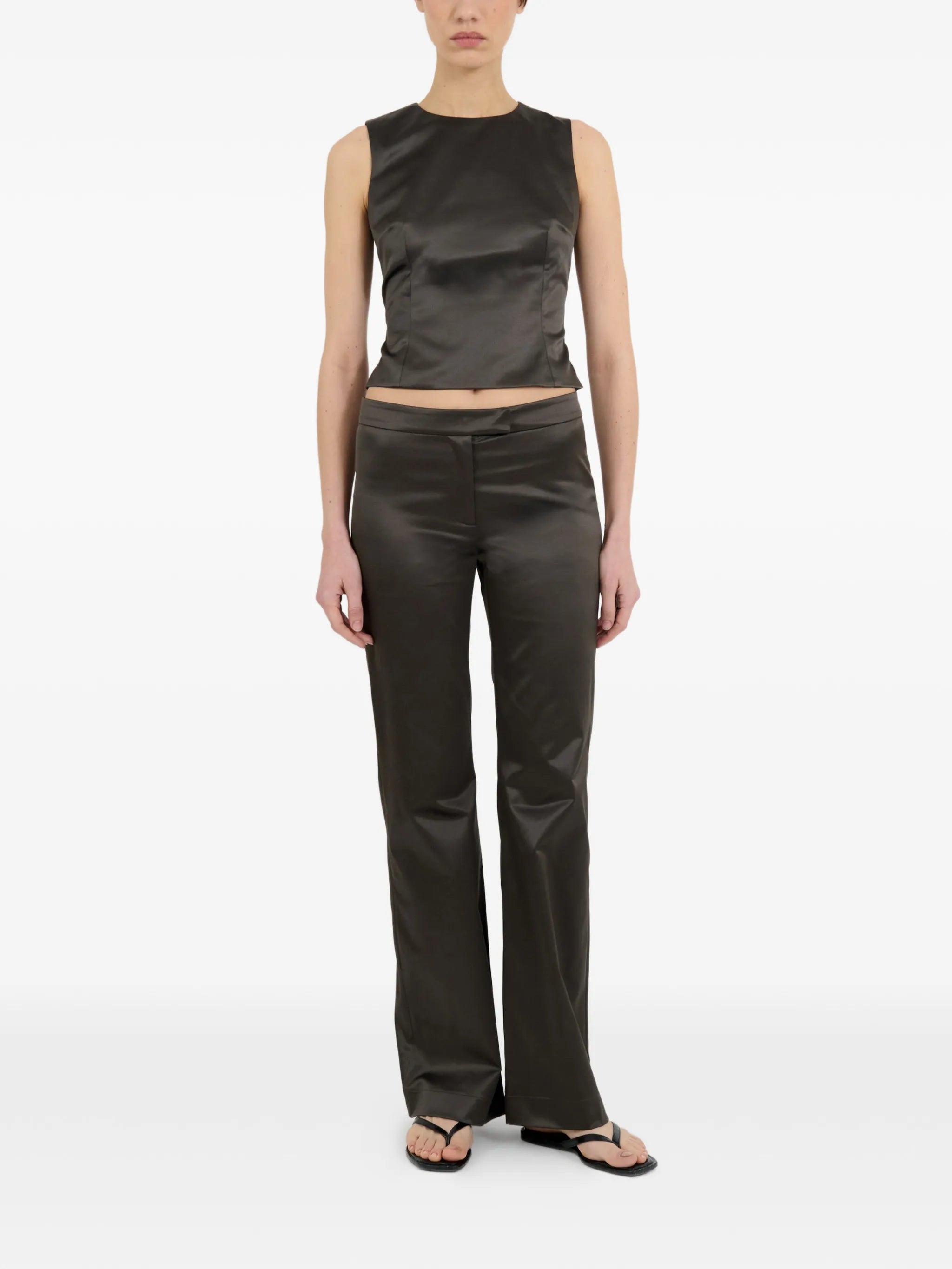Bell flared trousers