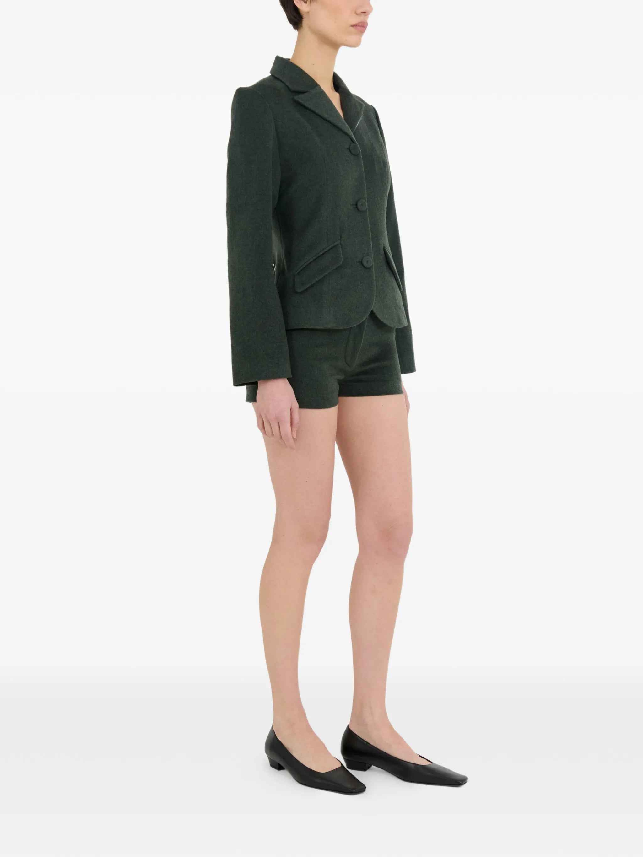 fine-knit mini shorts