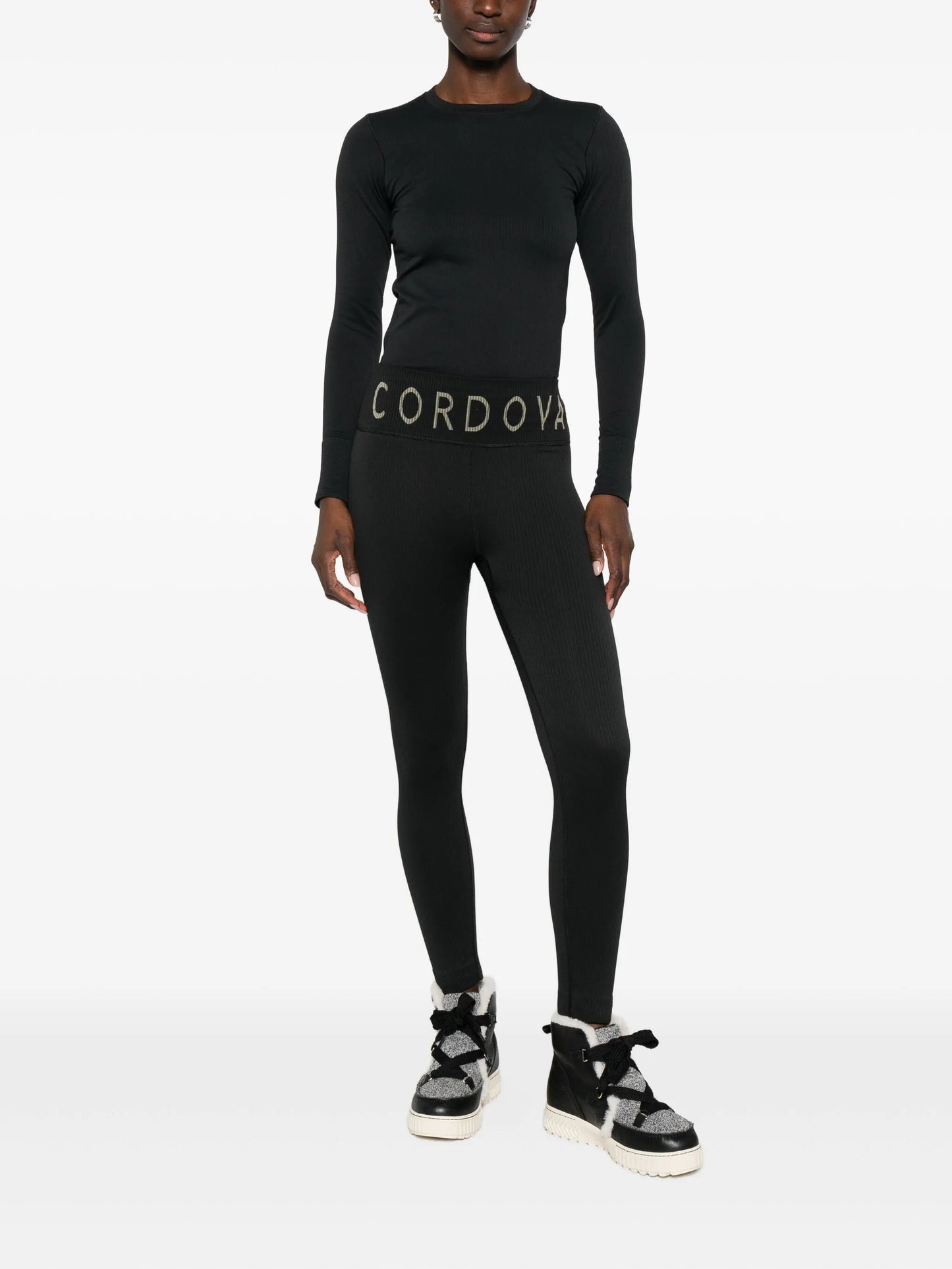 logo-detail baselayer pants