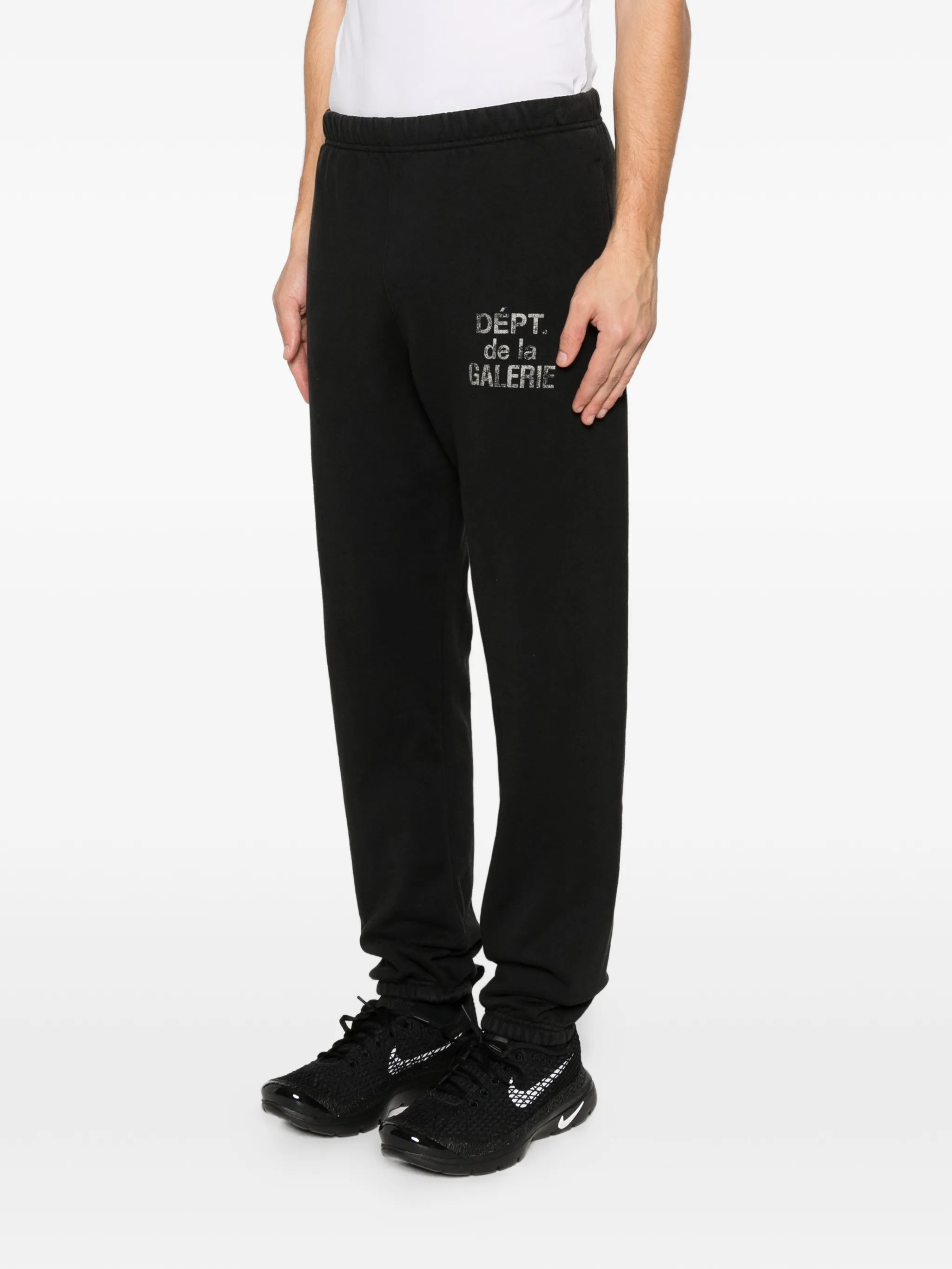 graphic-print track pants