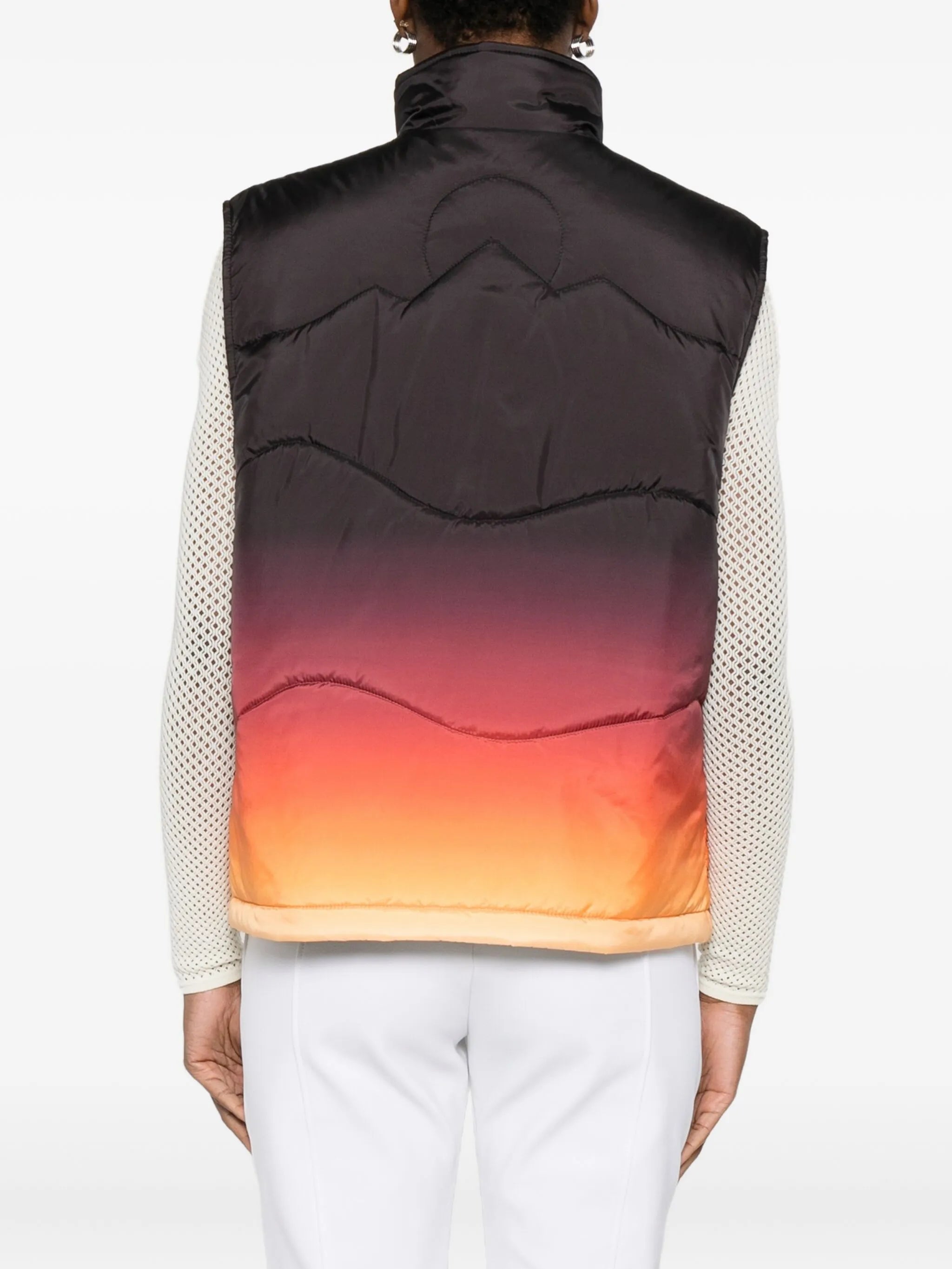 zip-up ski gilet