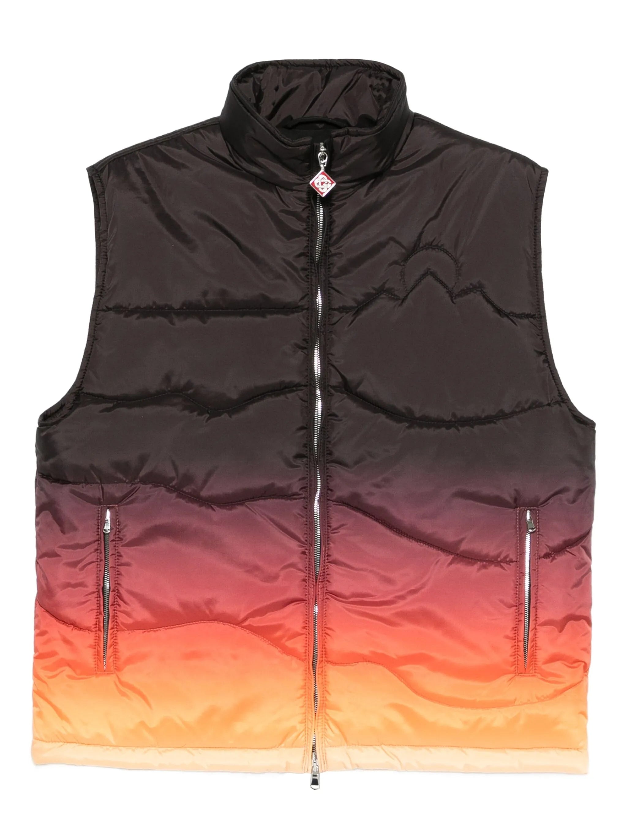 zip-up ski gilet