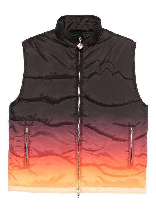 zip-up ski gilet